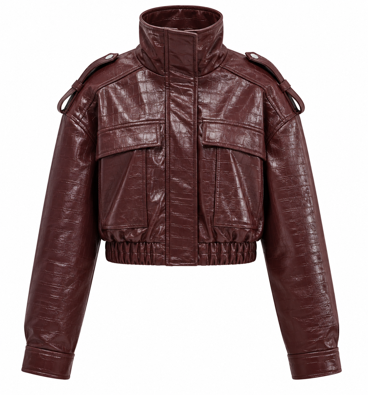 Elona Jacket - Βουργουνδί-thumbmail-1