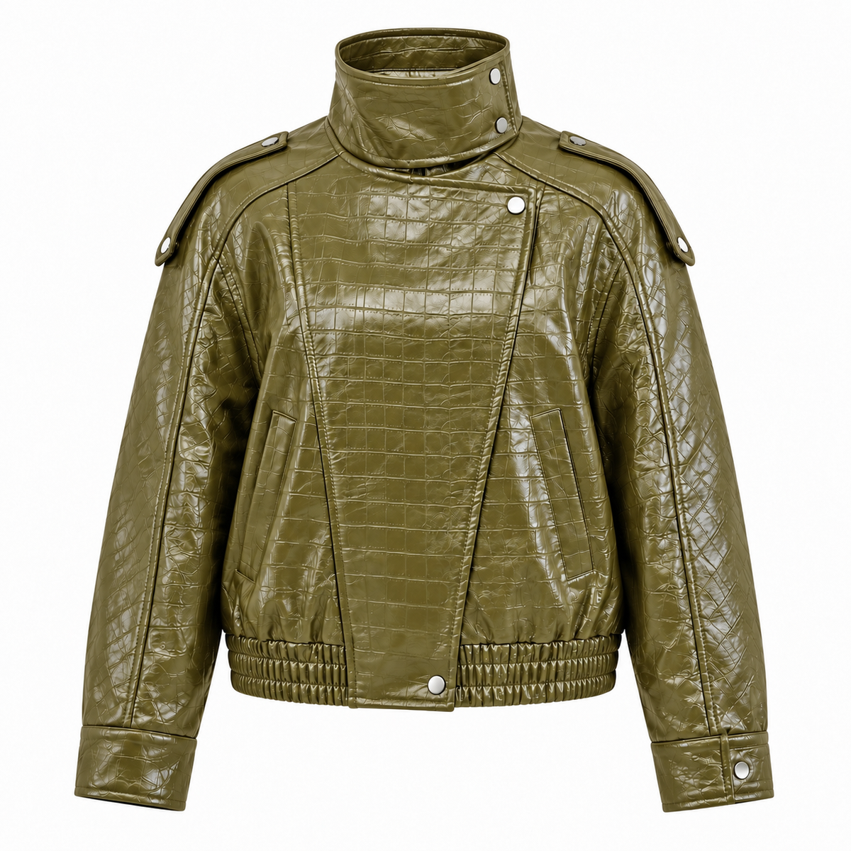 Sandra Jacket - Λαδί-thumbmail-1
