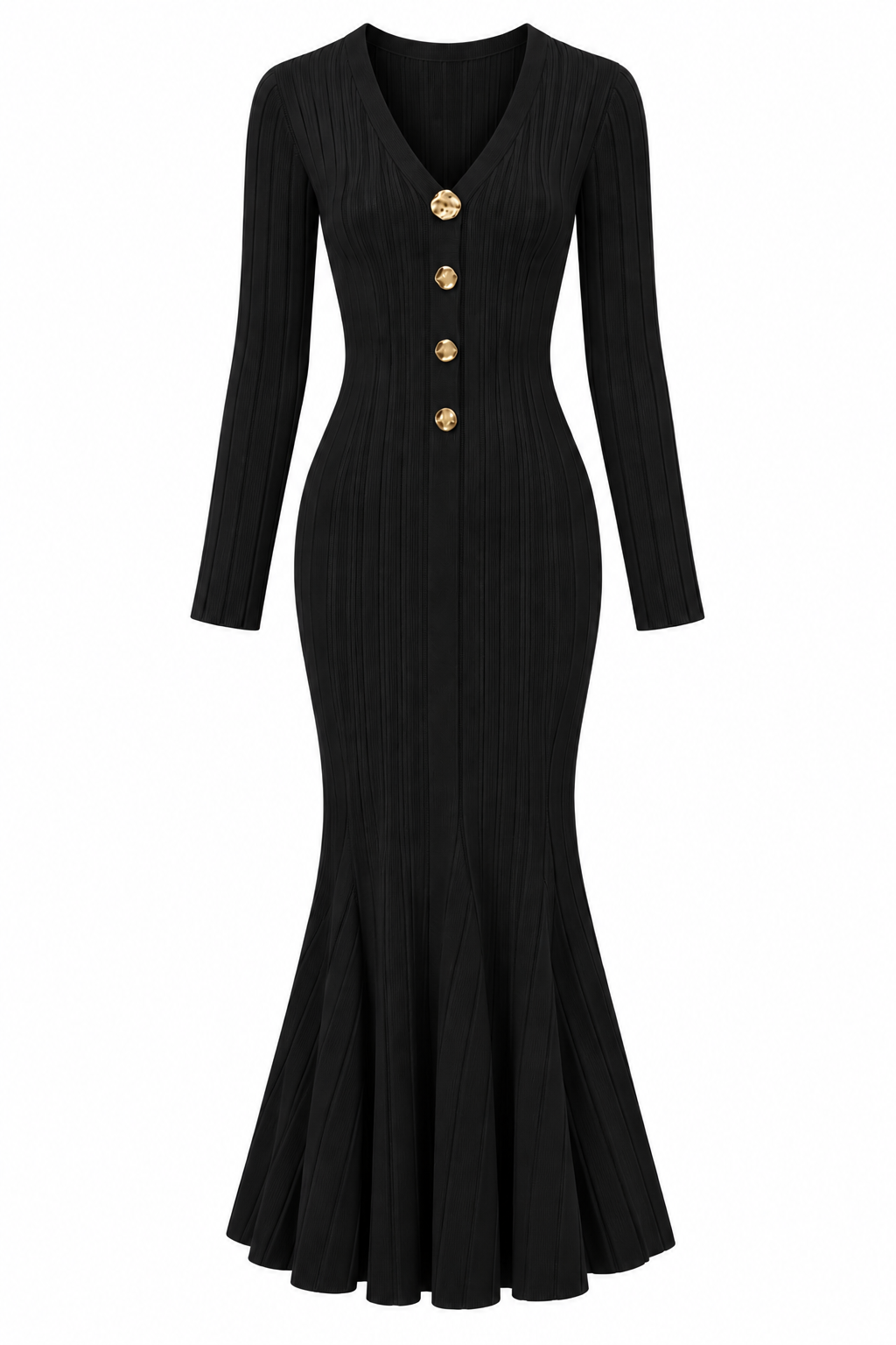 Kylie Dress - Μαύρο-thumbmail-1