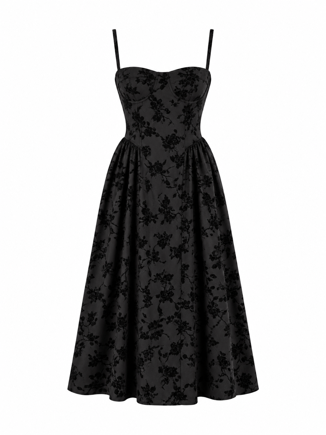 Rania Dress - Μαύρο-thumbmail-2