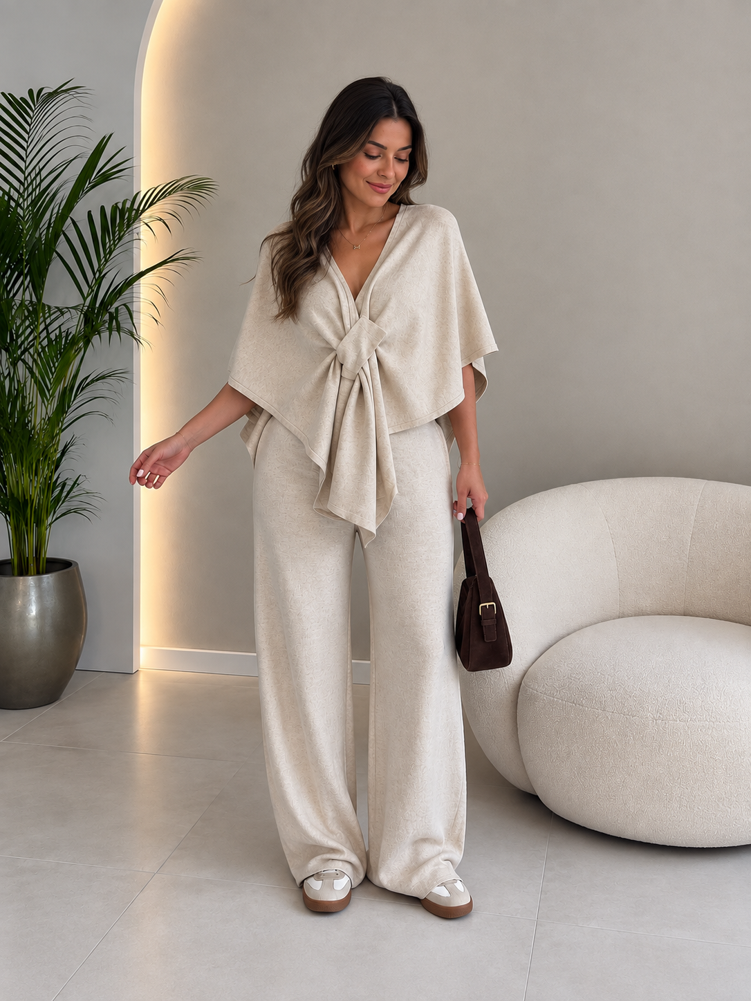 Yasmin Set - Εκρού-thumbmail-4