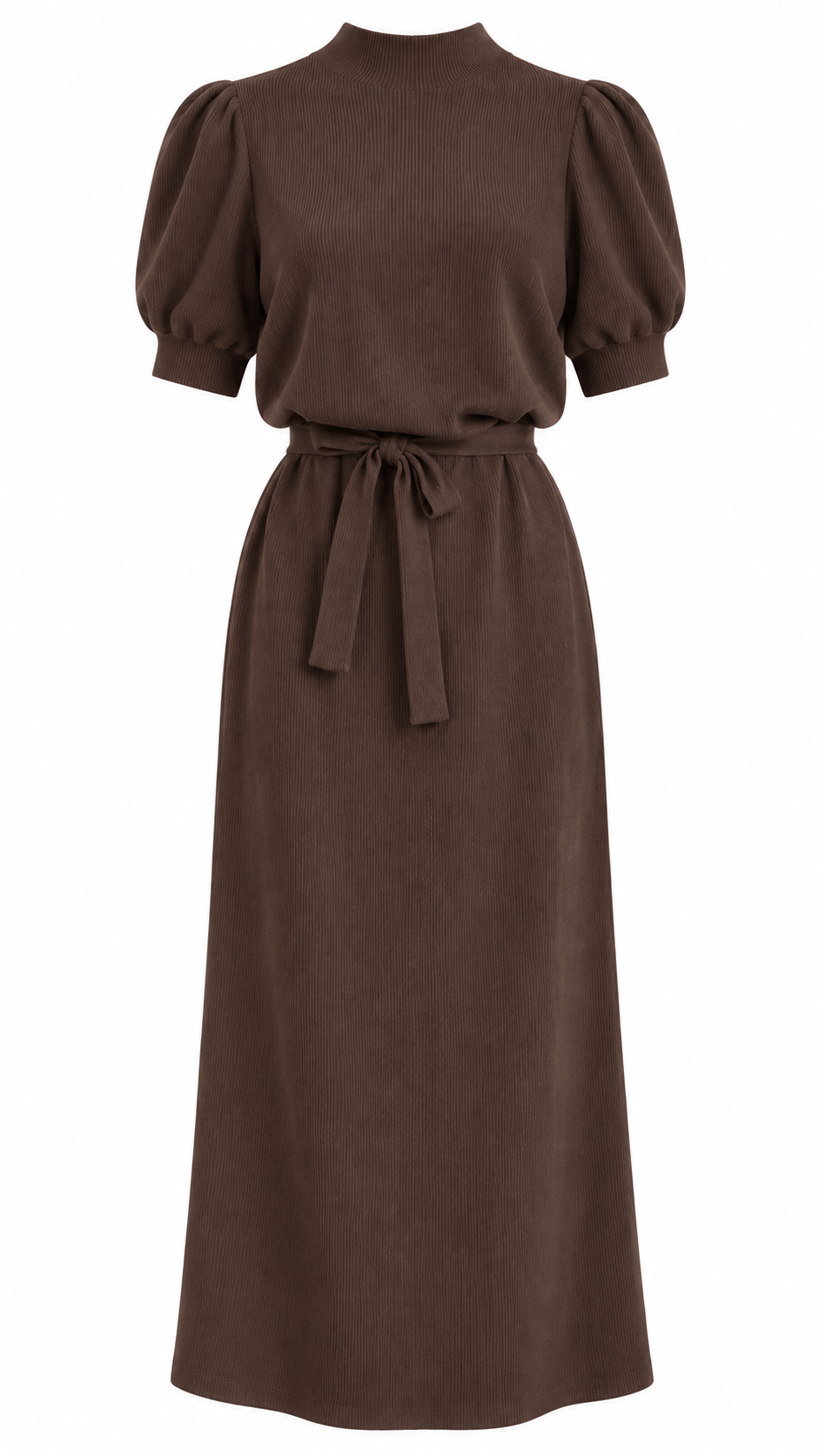 Tessa Dress - Καφέ-thumbmail-4