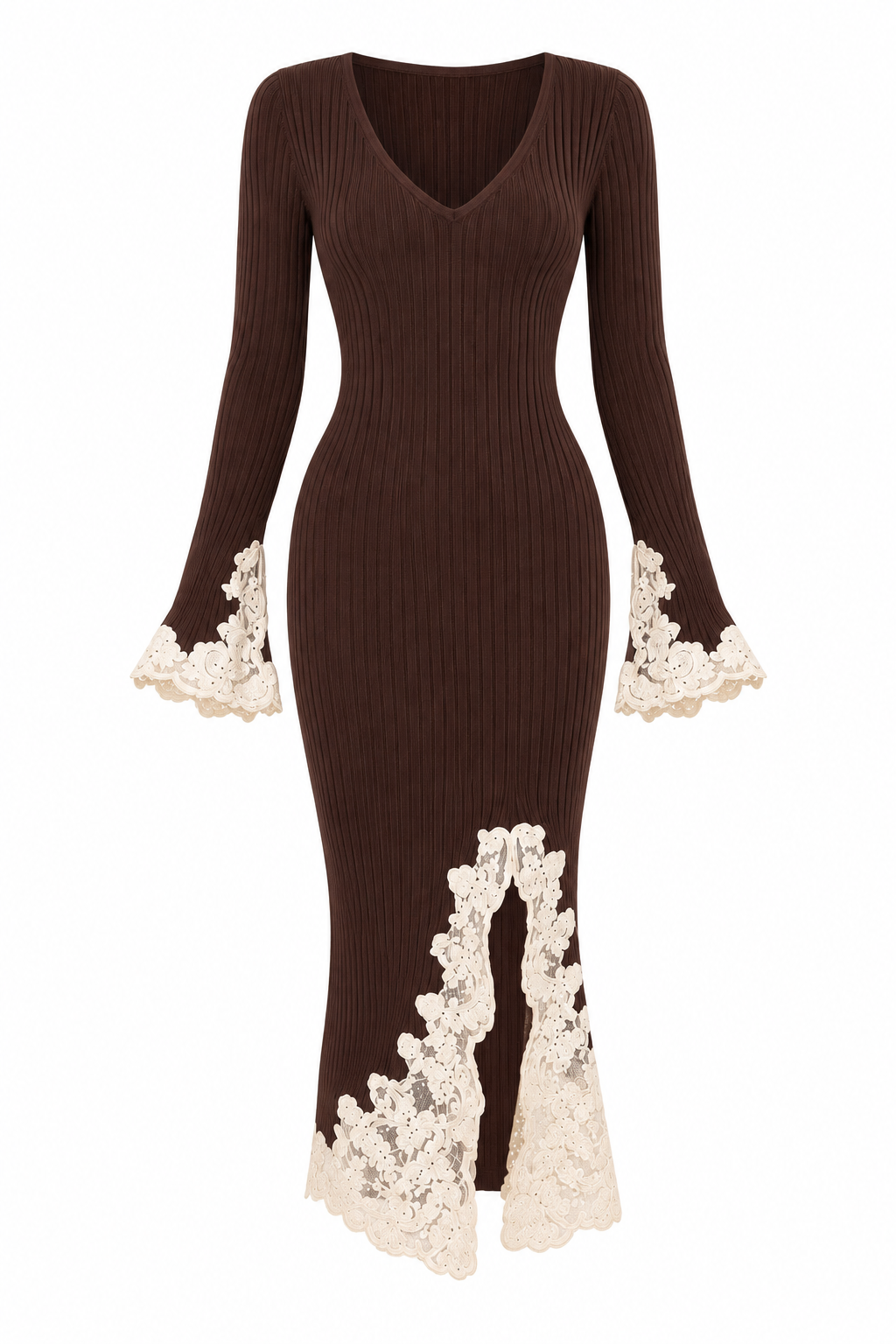 Marbella Dress - Καφέ-thumbmail-2