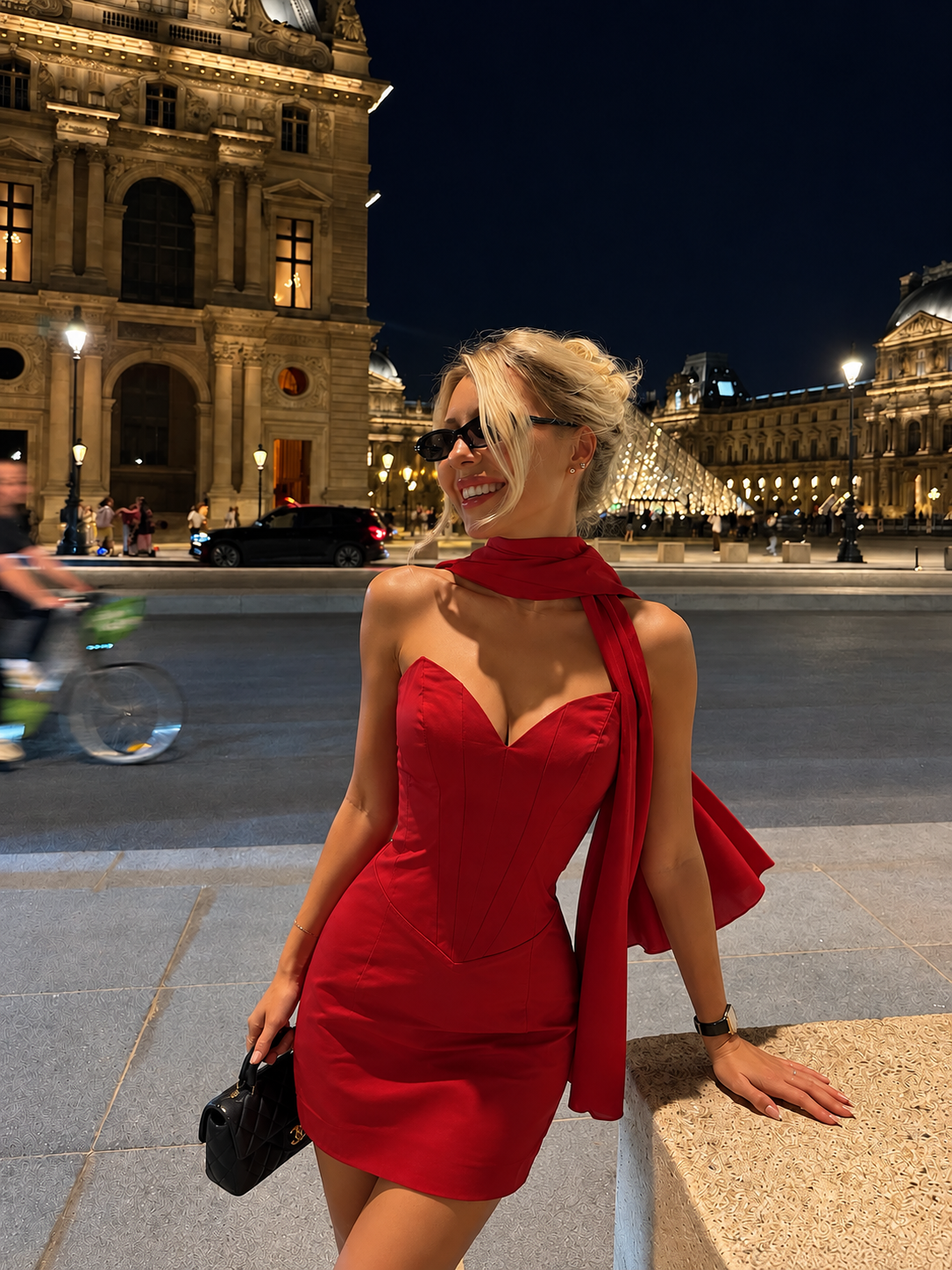 Jessica Dress - Κόκκινο-thumbmail-2