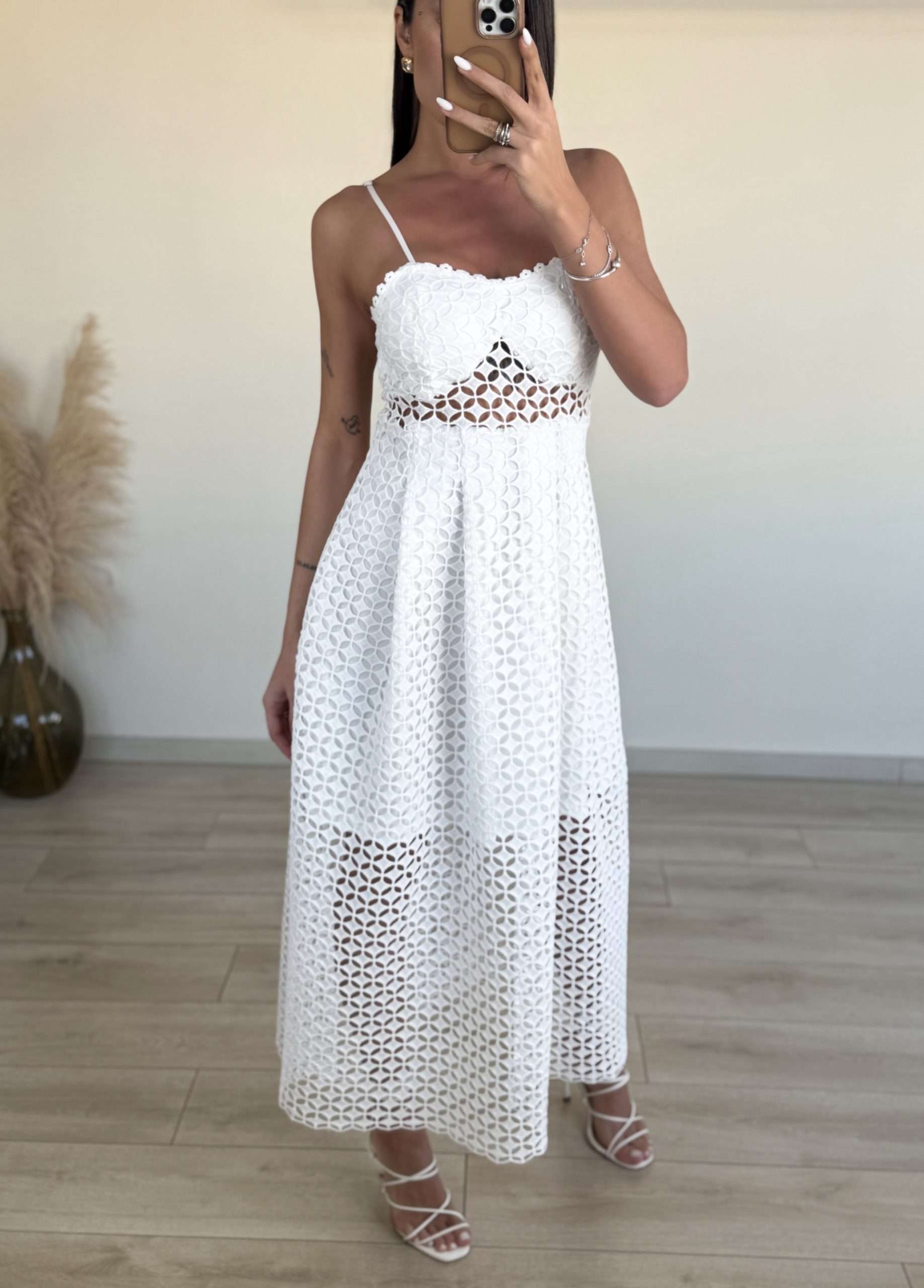 Diva Dress - Λευκό-thumbmail-4