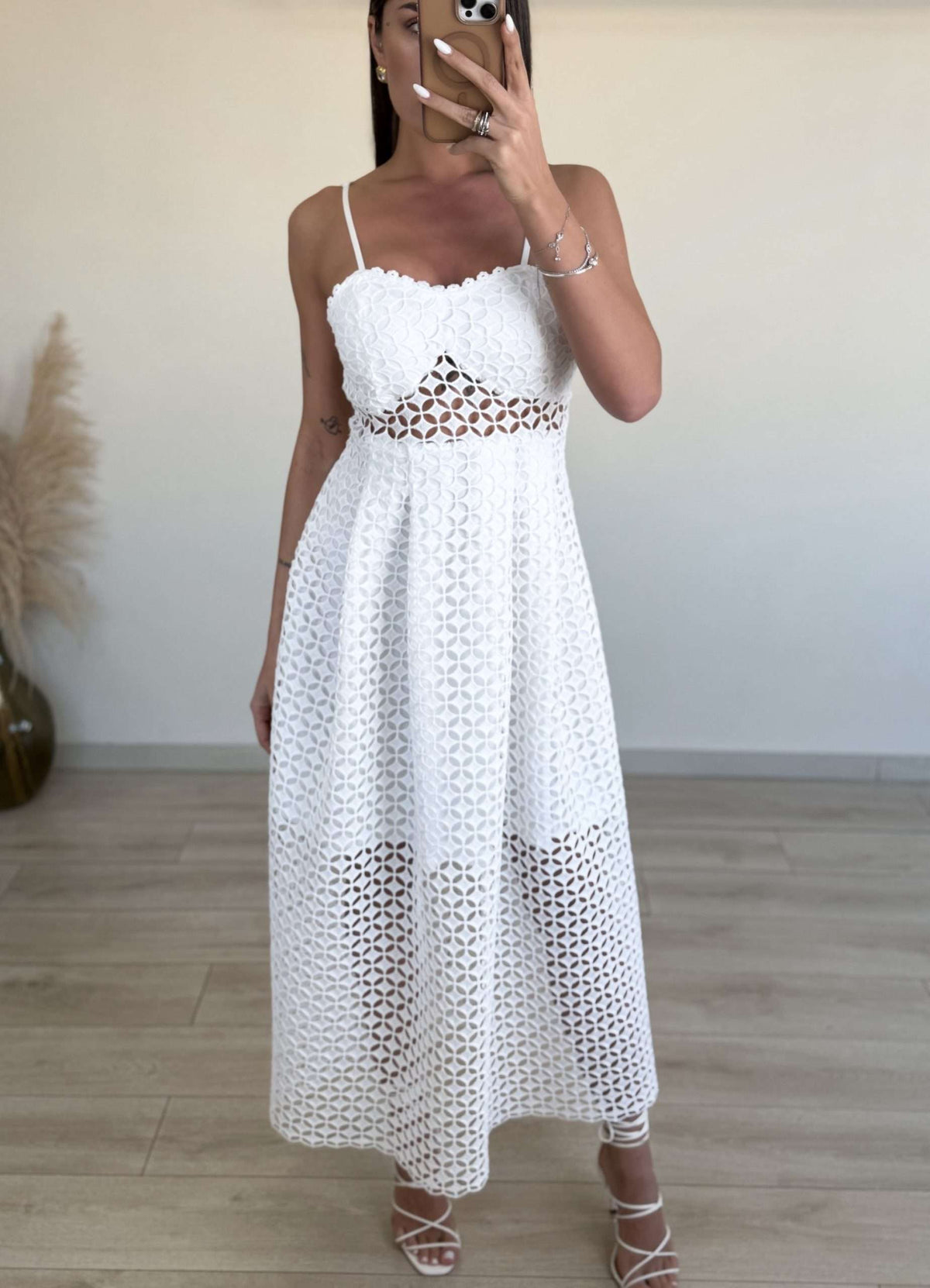 Diva Dress - Λευκό-thumbmail-3