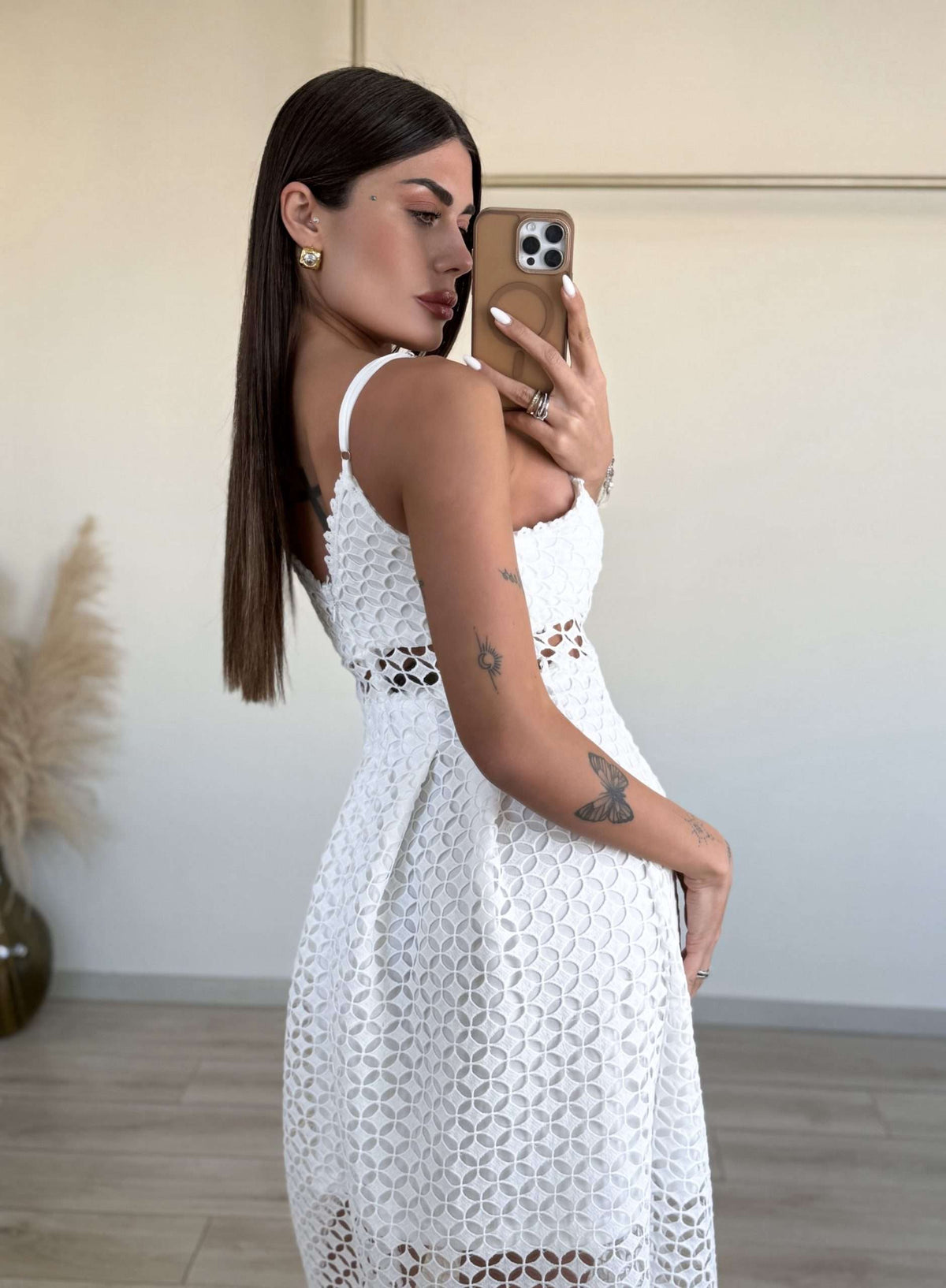 Diva Dress - Λευκό-thumbmail-5