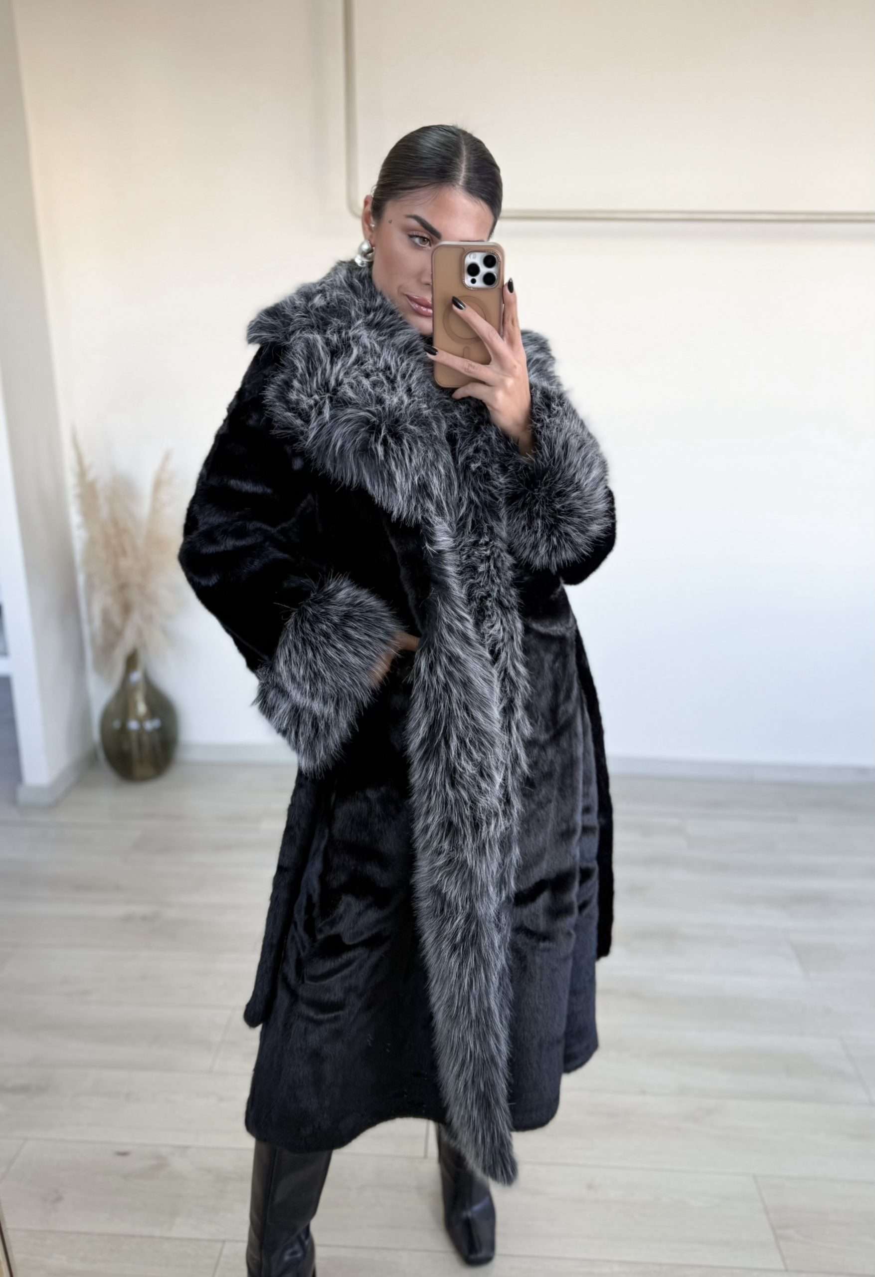 Melina Fur - Μαύρο-thumbmail-3