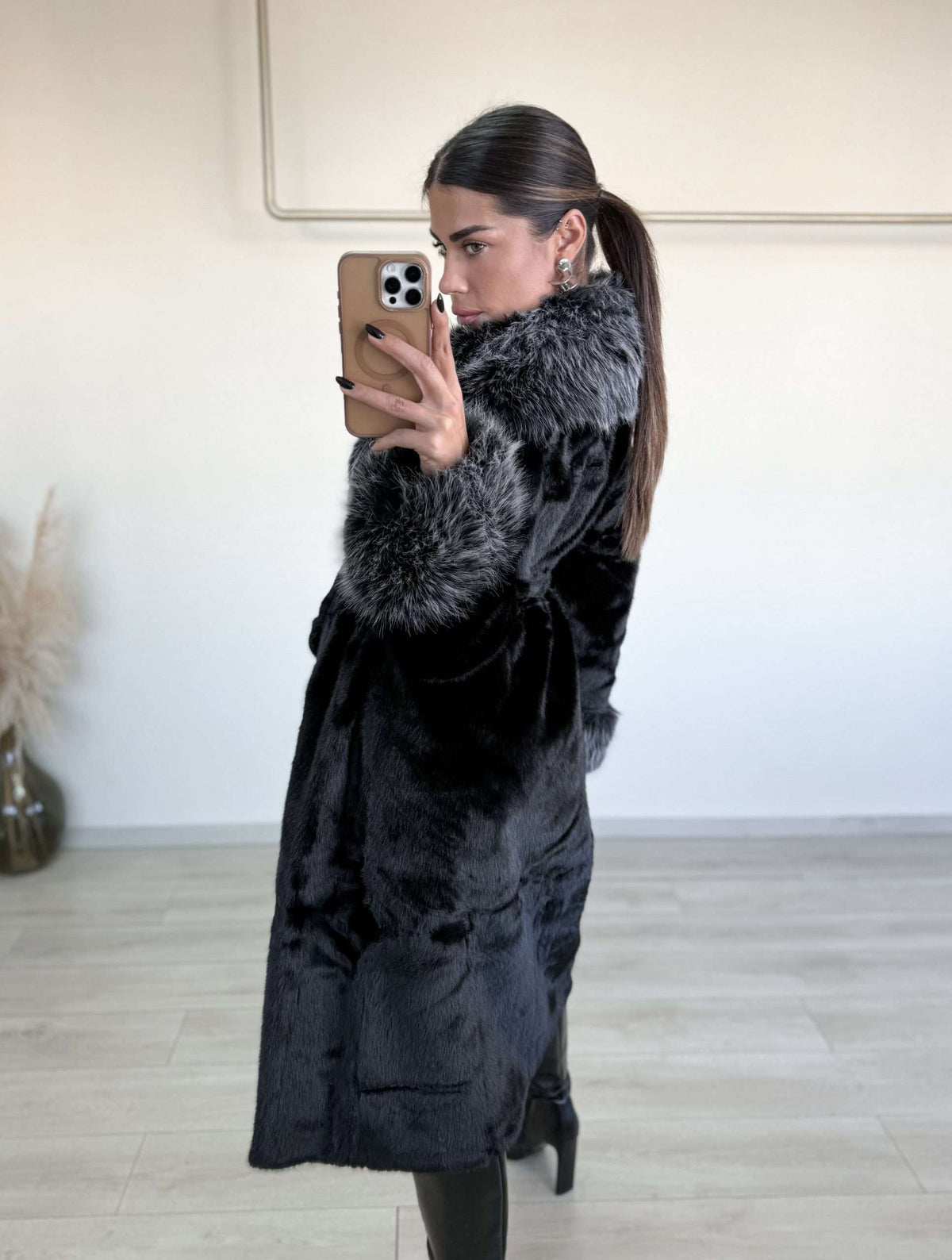 Melina Fur - Μαύρο-thumbmail-7