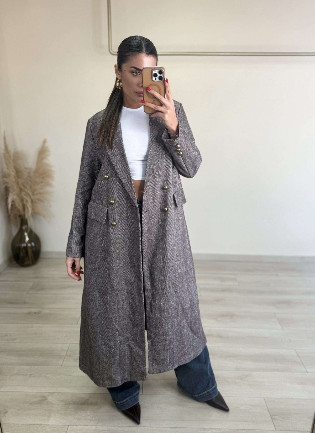 Jess Coat - Καφέ-thumbmail-3
