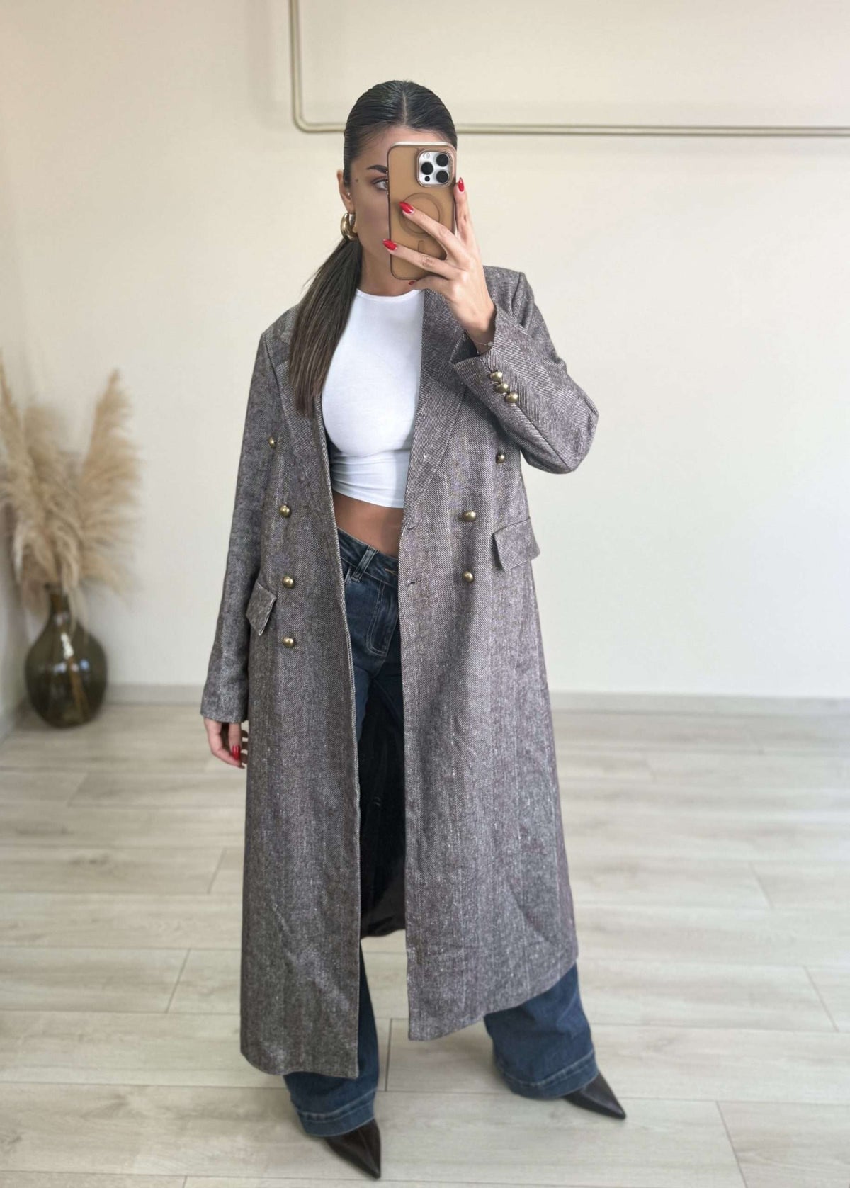 Jess Coat - Καφέ-thumbmail-4