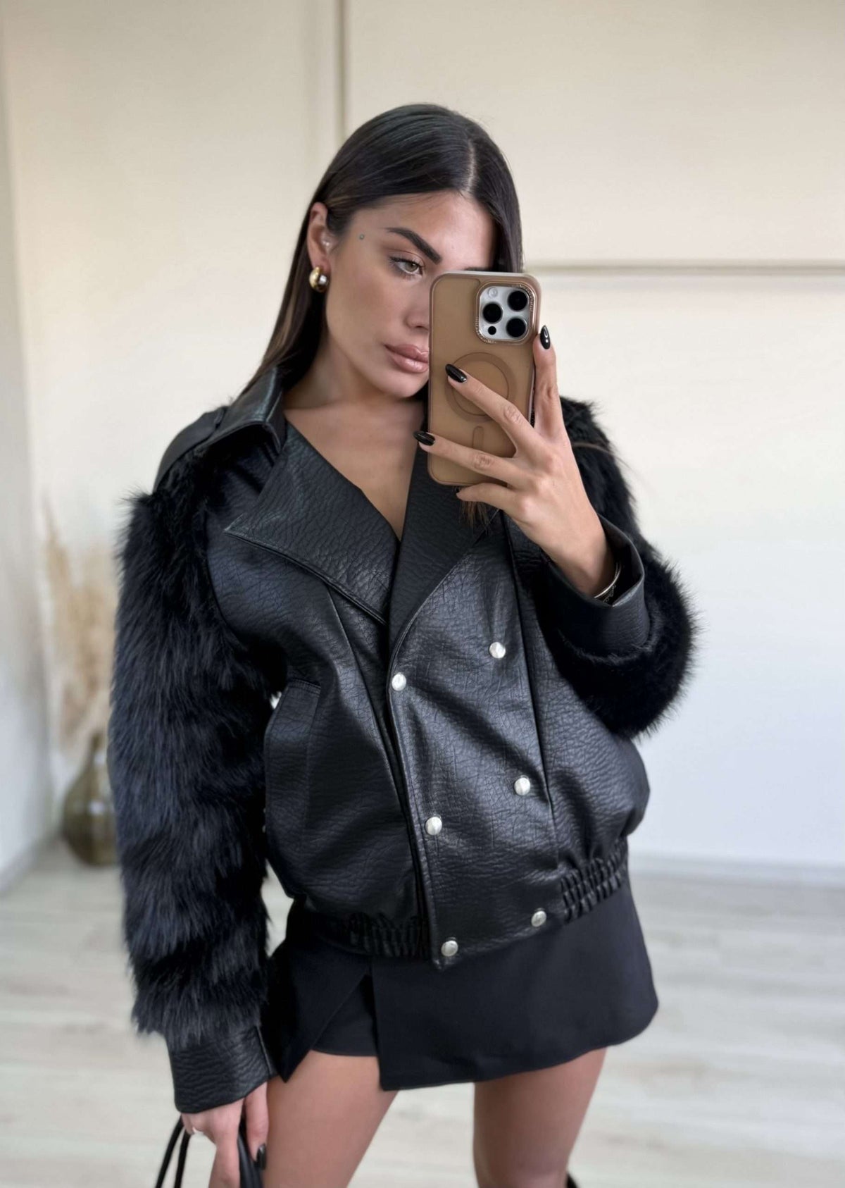 Domna Jacket - Μαύρο-thumbmail-1