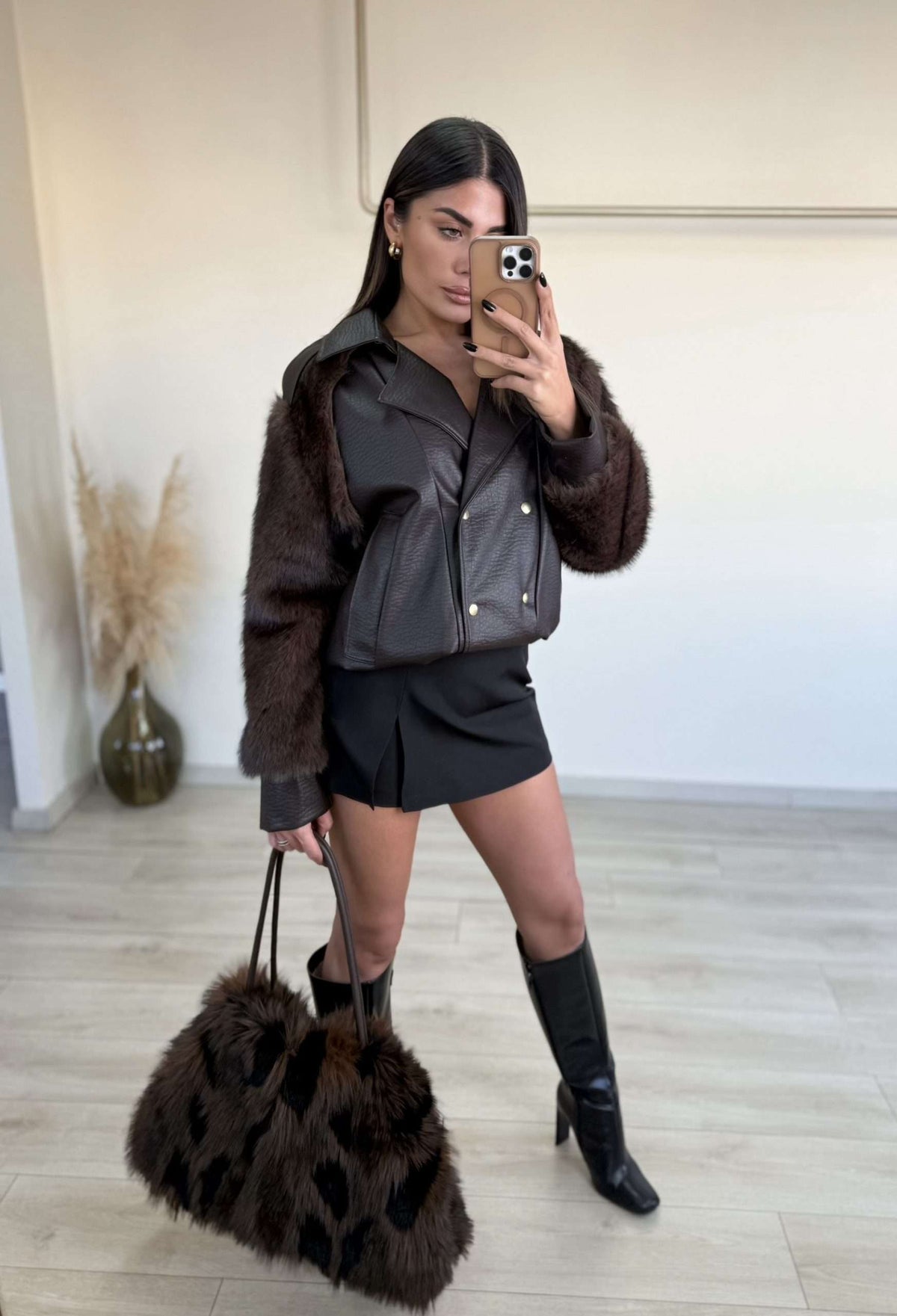 Domna Jacket - Καφέ-thumbmail-4