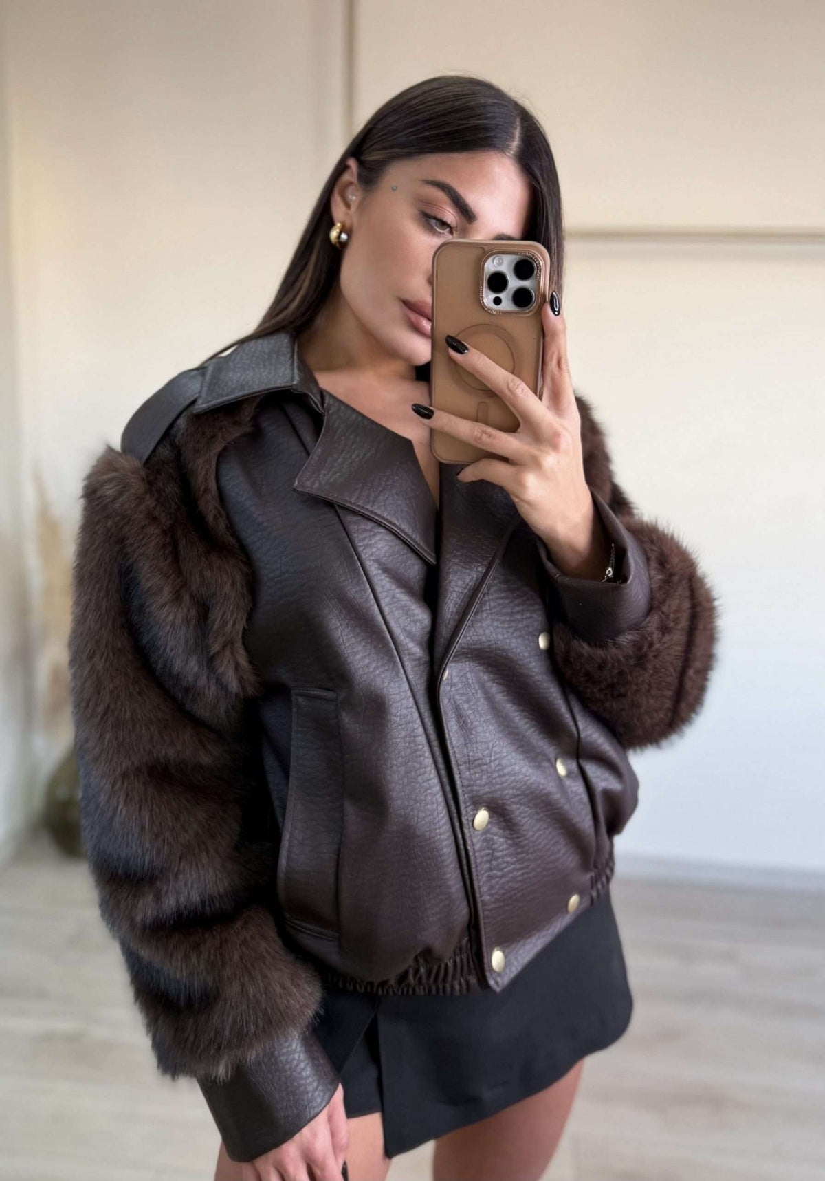 Domna Jacket - Καφέ-thumbmail-5