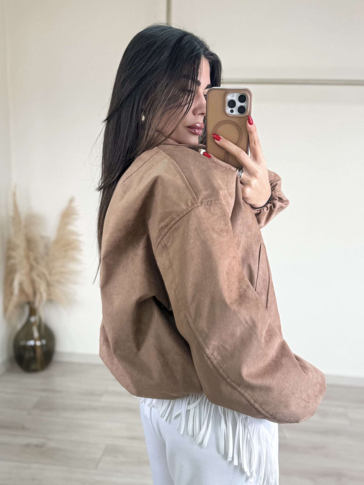 Jade Jacket - Καφέ-thumbmail-3