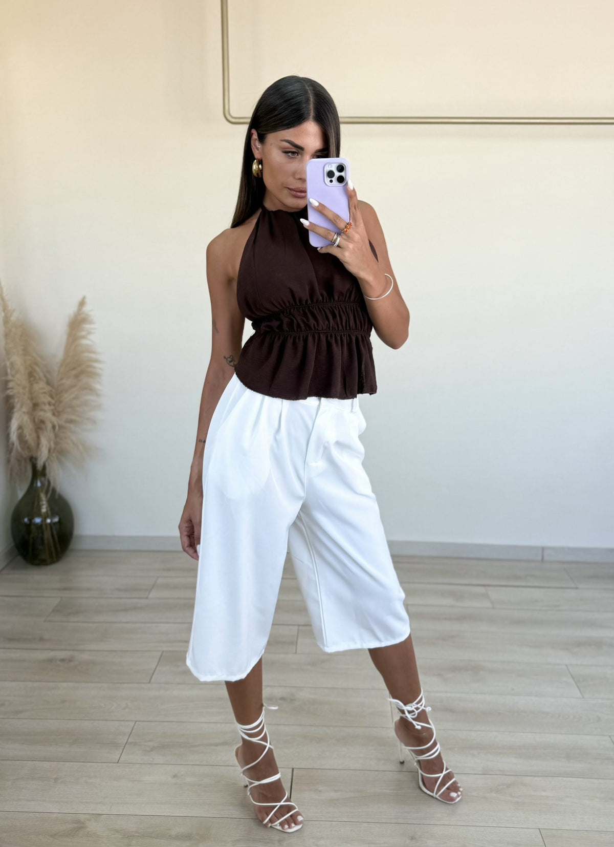 Rene Shorts - Λευκό-thumbmail-4
