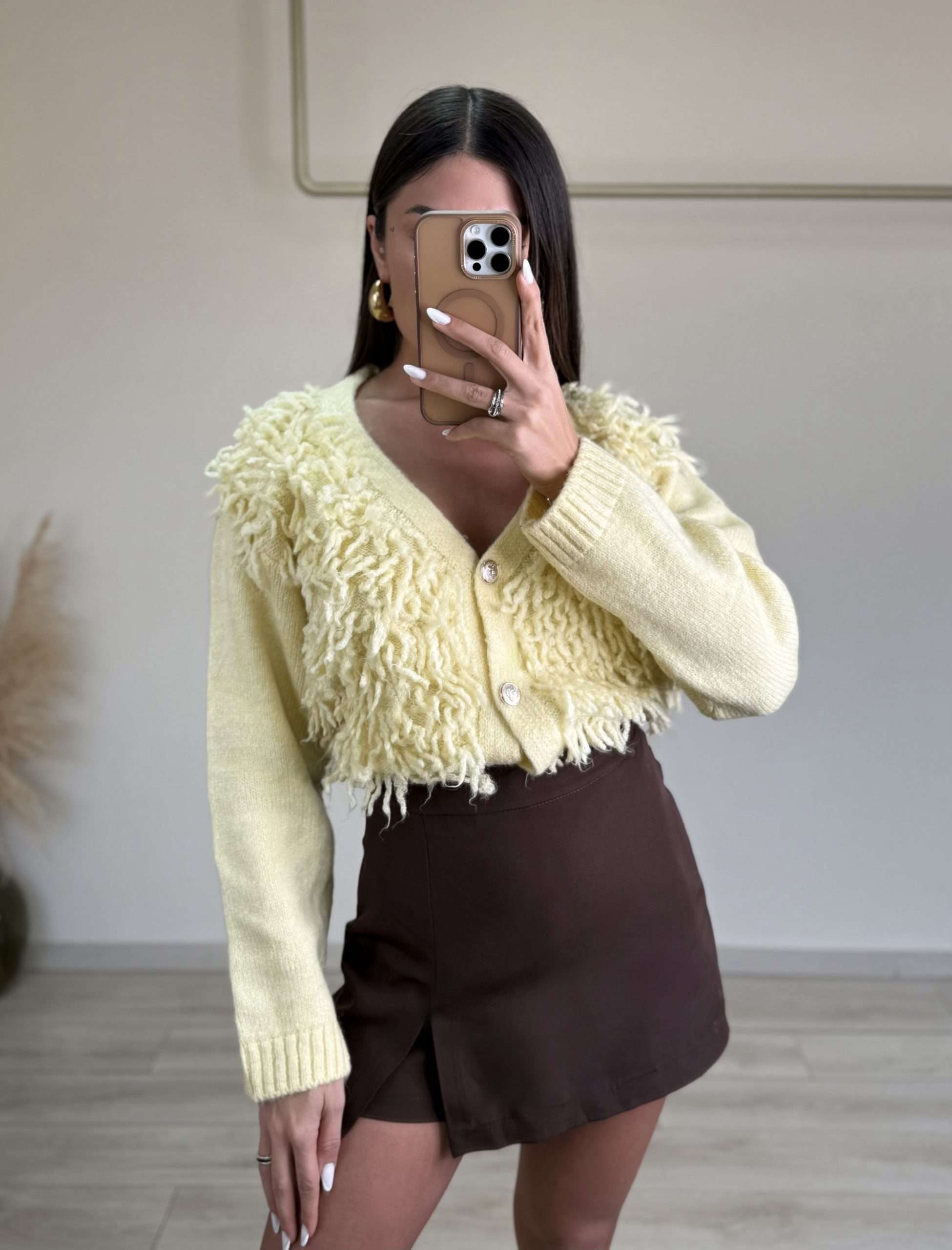 Alisa Cardigan - Καναρινί-thumbmail-4