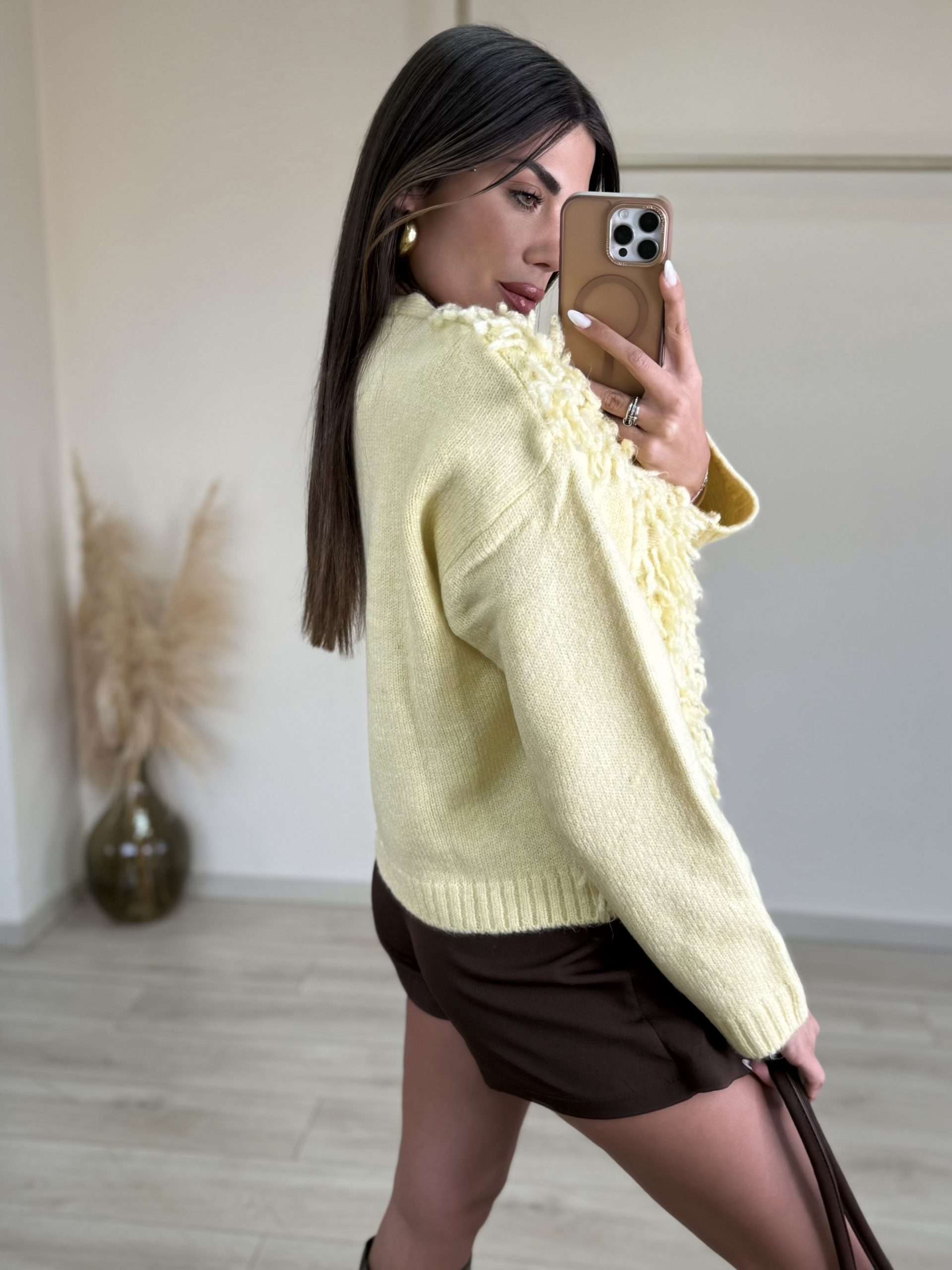 Alisa Cardigan - Καναρινί-thumbmail-5