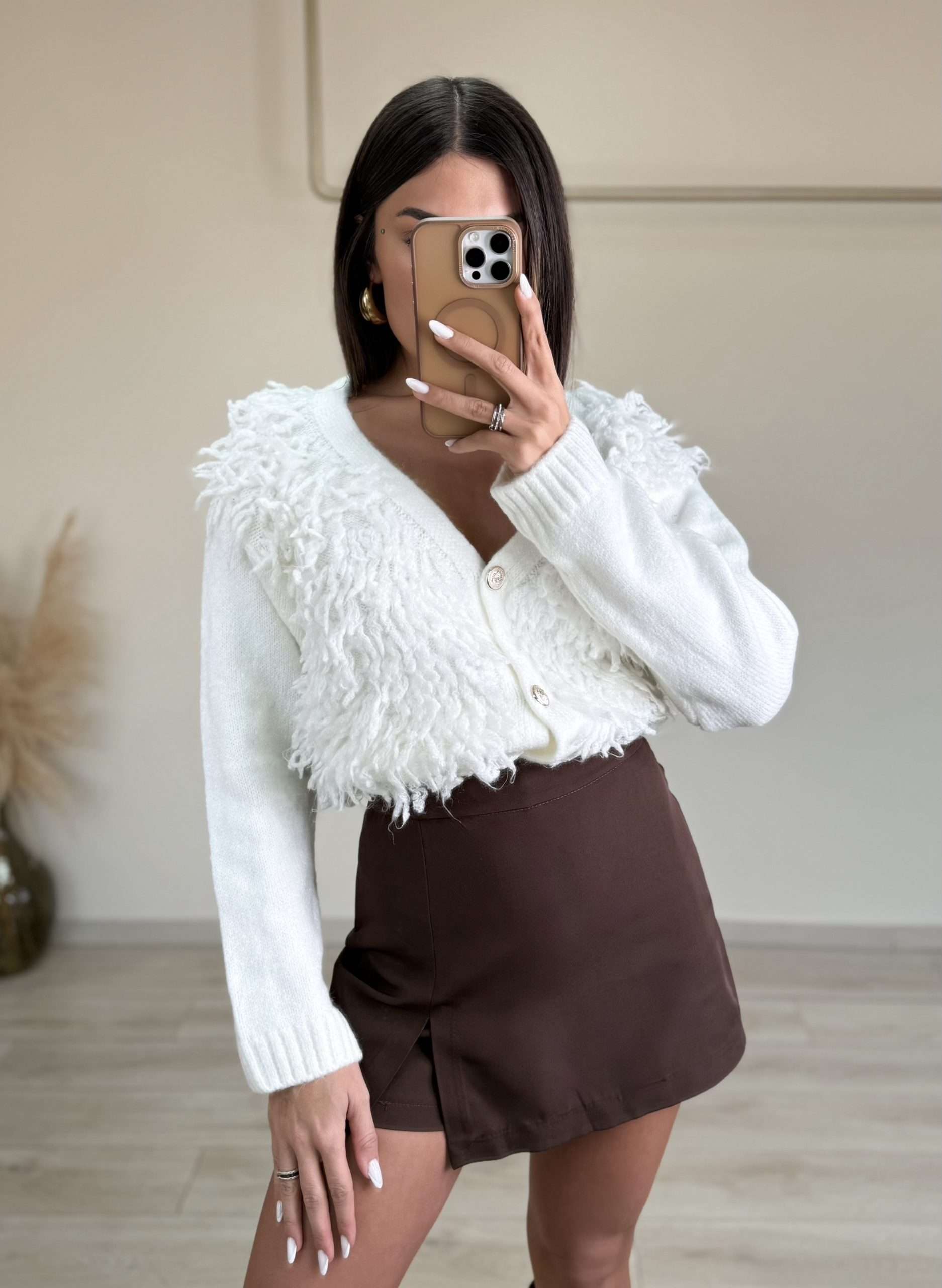 Alisa Cardigan - Λευκό-thumbmail-2