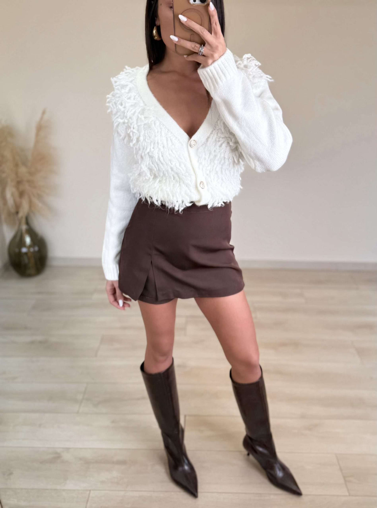 Alisa Cardigan - Λευκό-thumbmail-3