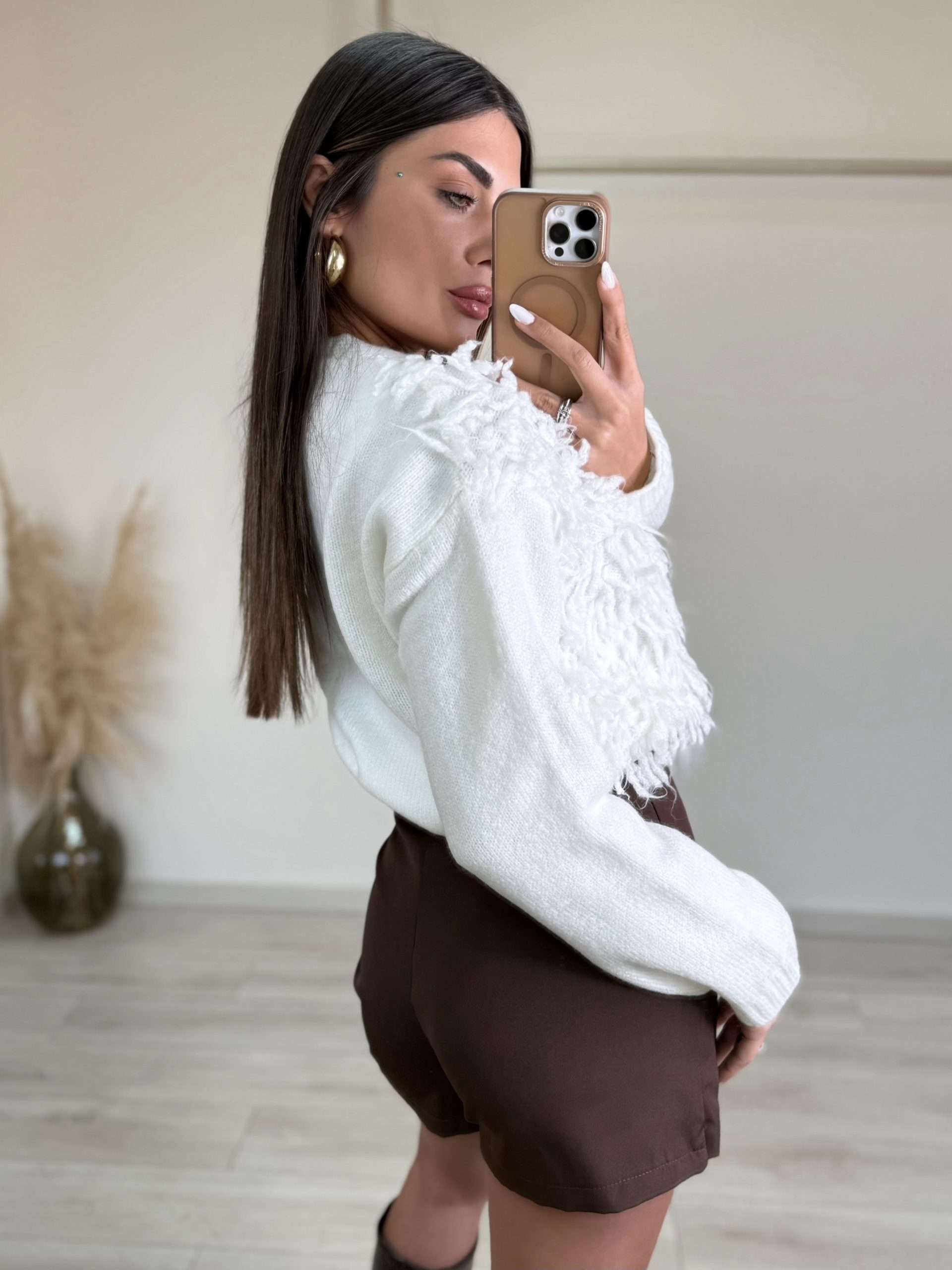 Alisa Cardigan - Λευκό-thumbmail-4