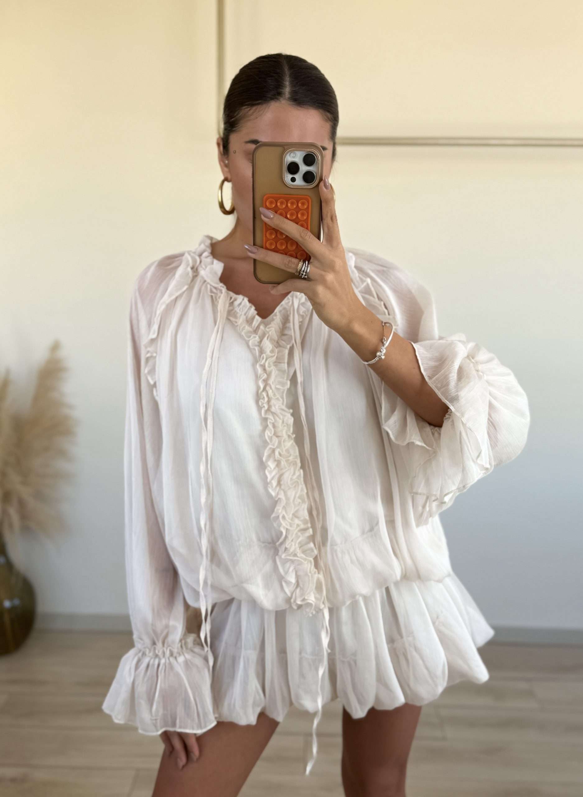 Claire Dress - Μπεζ
