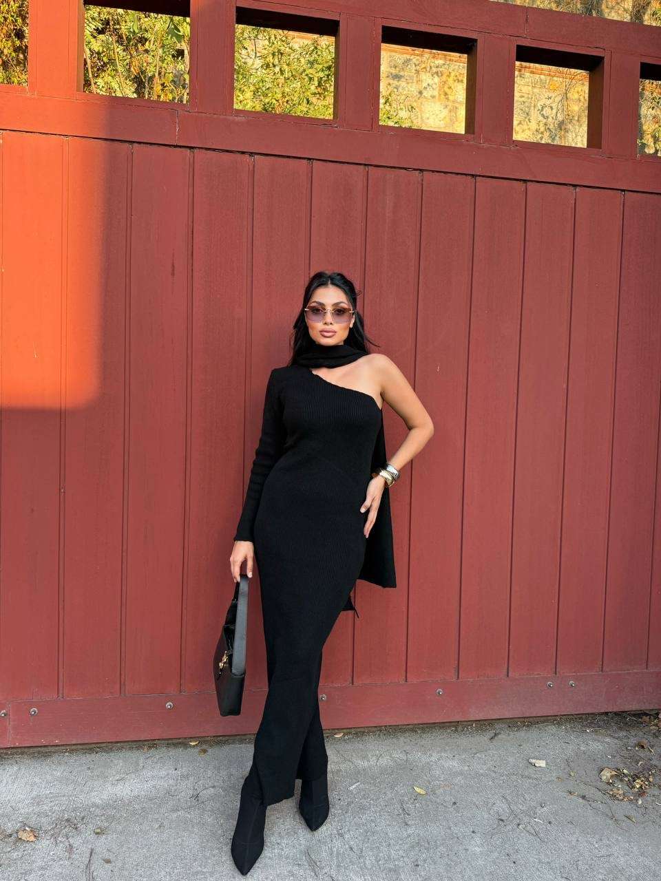 Carla Dress - Μαύρο-thumbmail-3