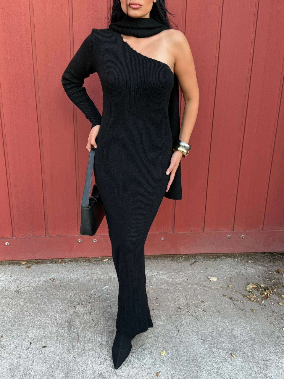 Carla Dress - Μαύρο-thumbmail-2