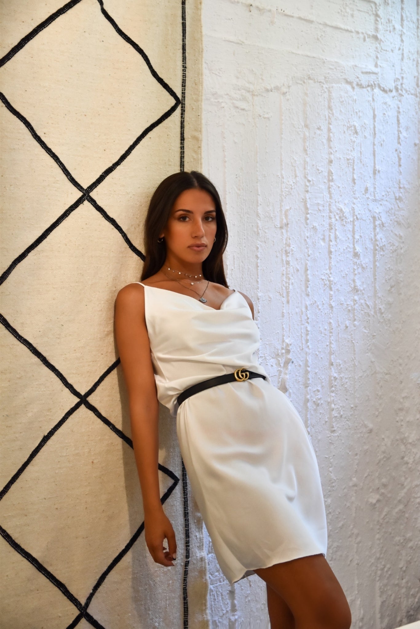 Drape Dress - Λευκό