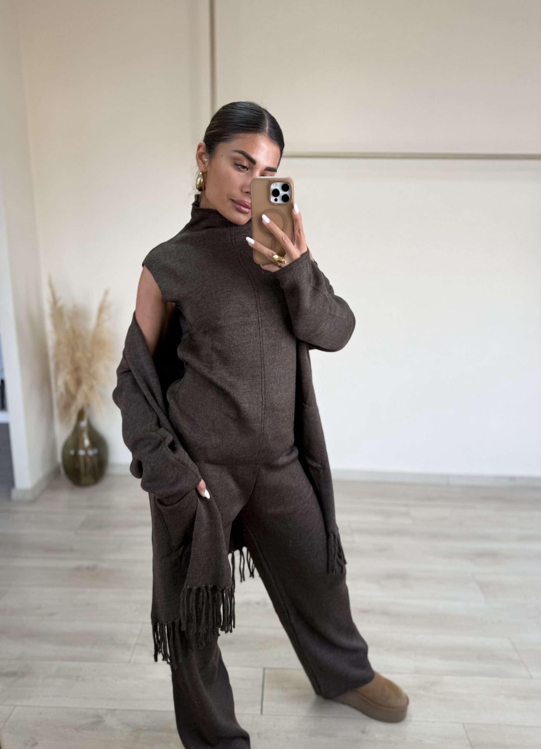 3 Pieces Set - Καφέ-thumbmail-2