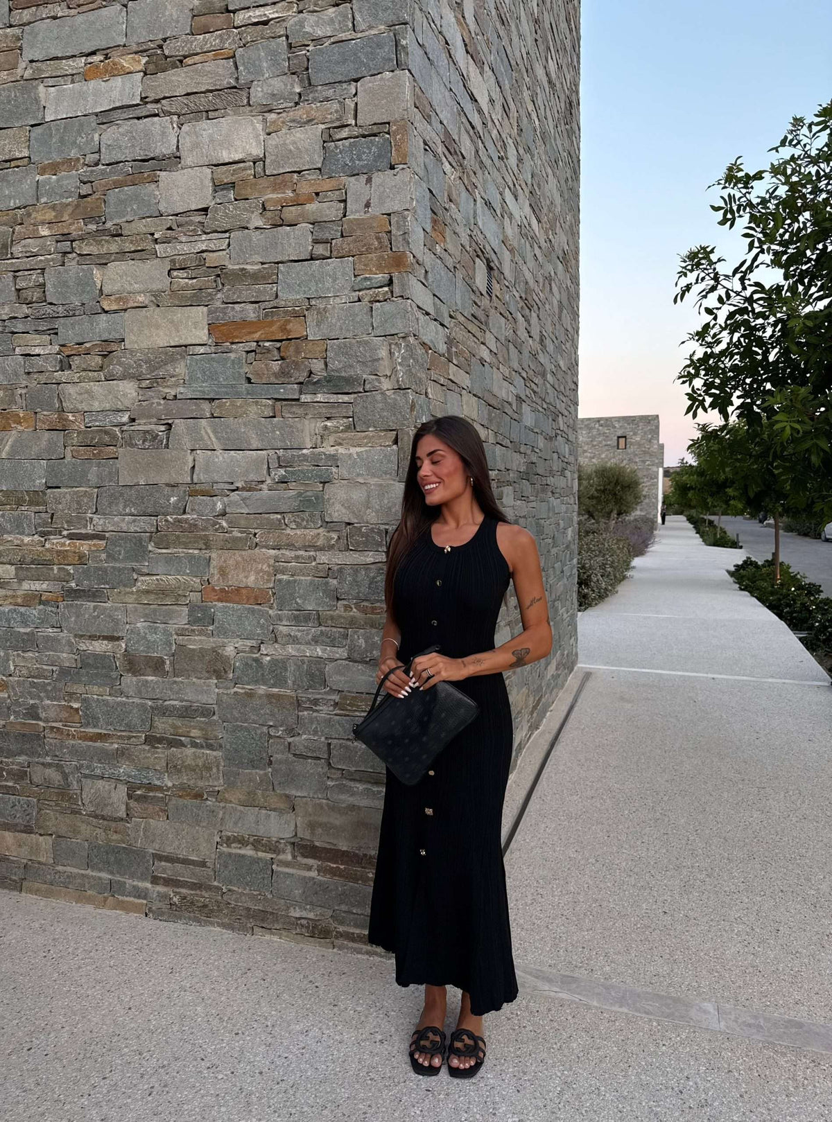 Clio Dress - Μαύρο-thumbmail-2