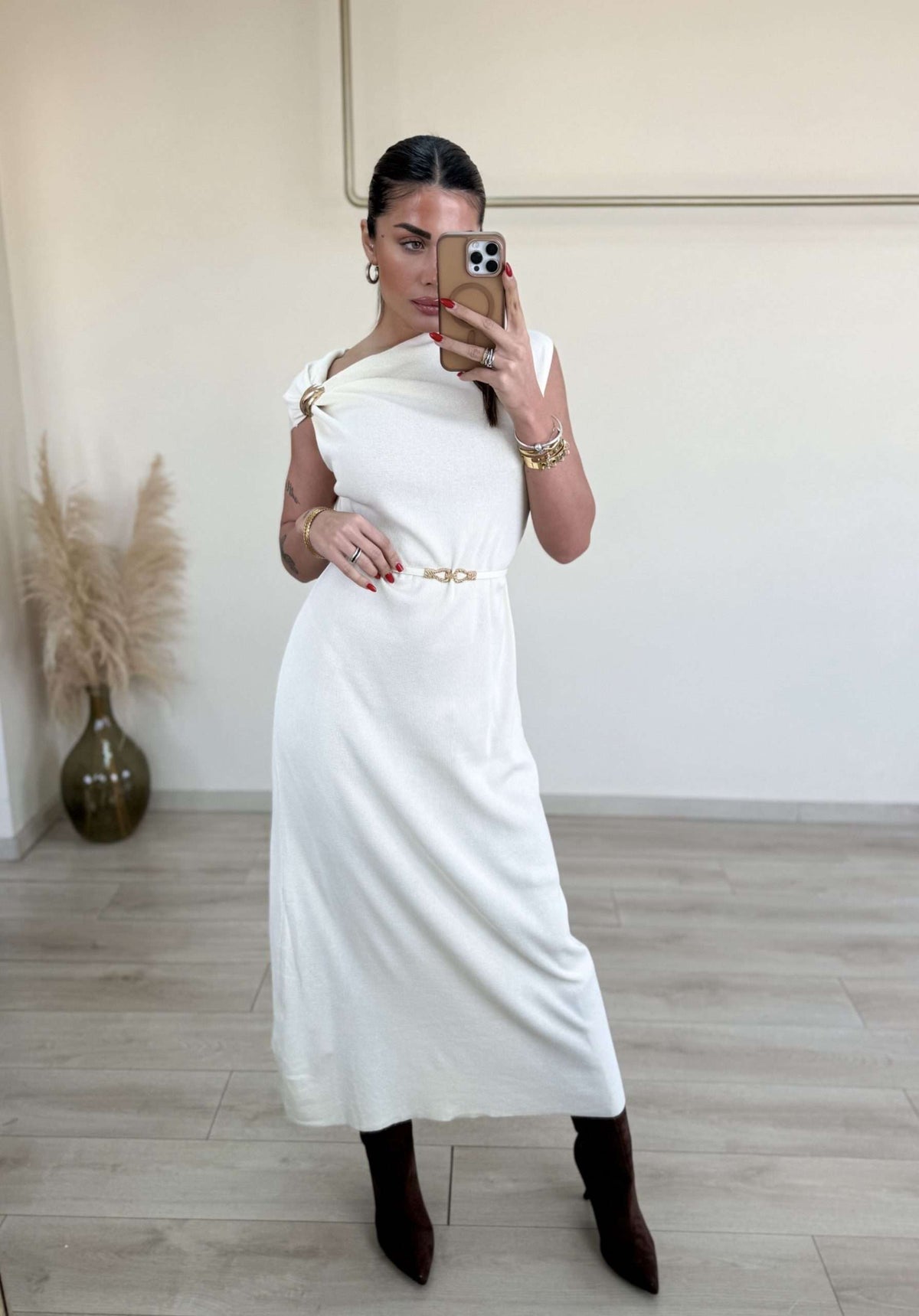 Nina Dress - Λευκό