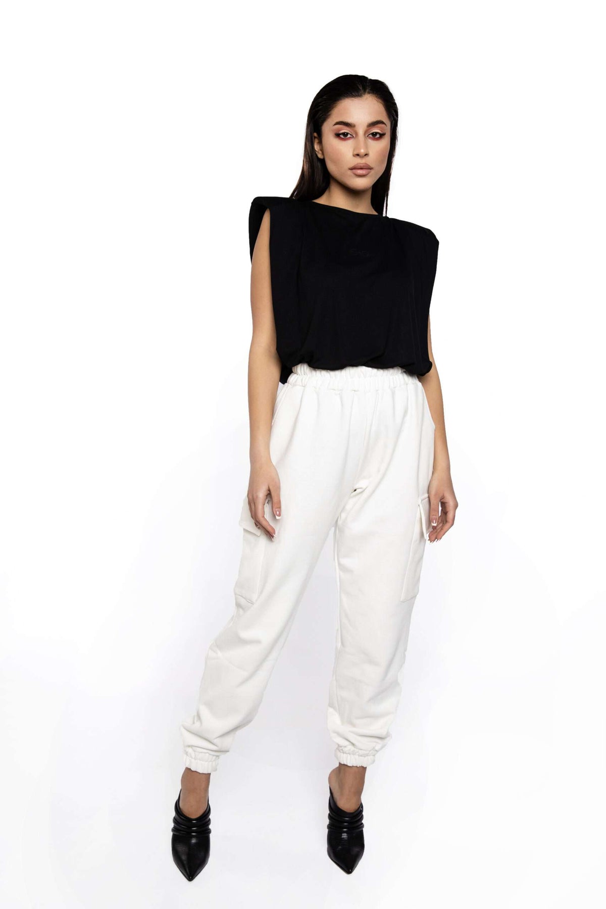 London Pants - Λευκό-thumbmail-2
