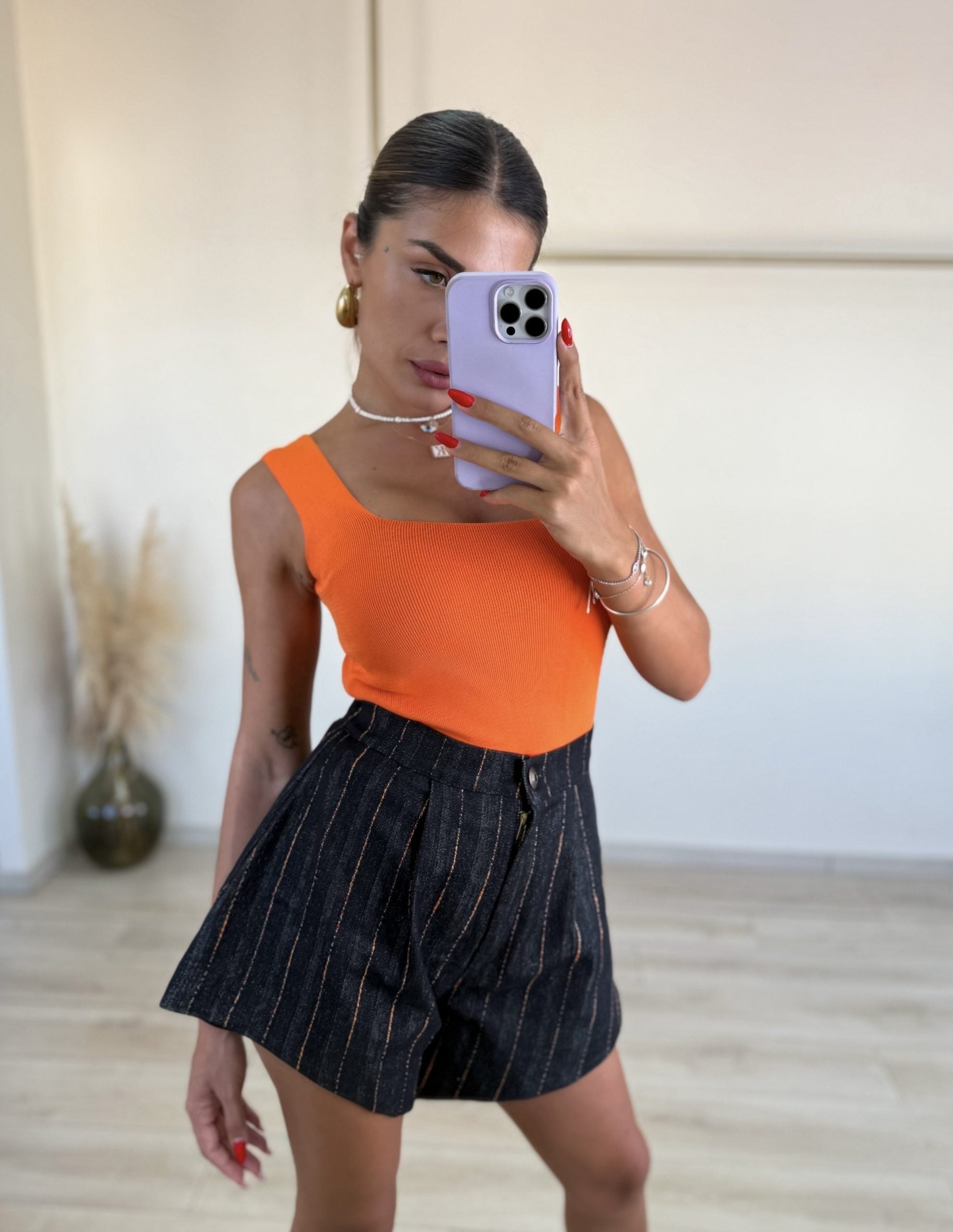 Rita Top - Πορτοκαλί-thumbmail-3