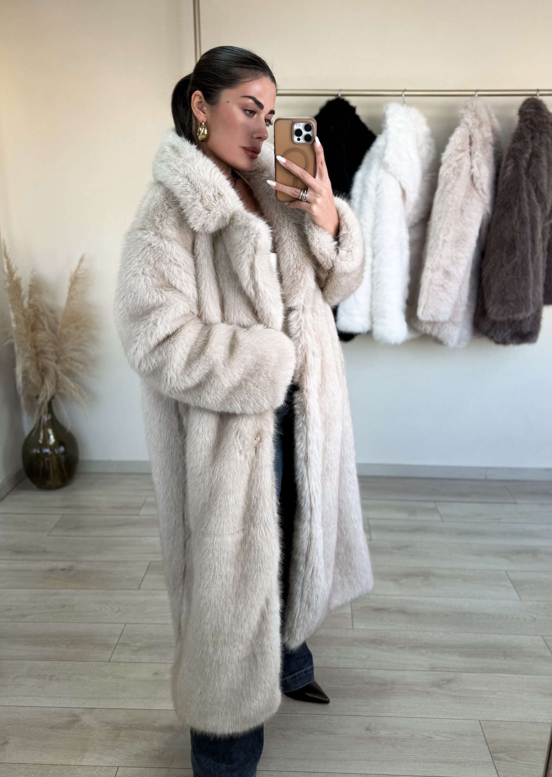 Polly Fur - Μπεζ-thumbmail-3