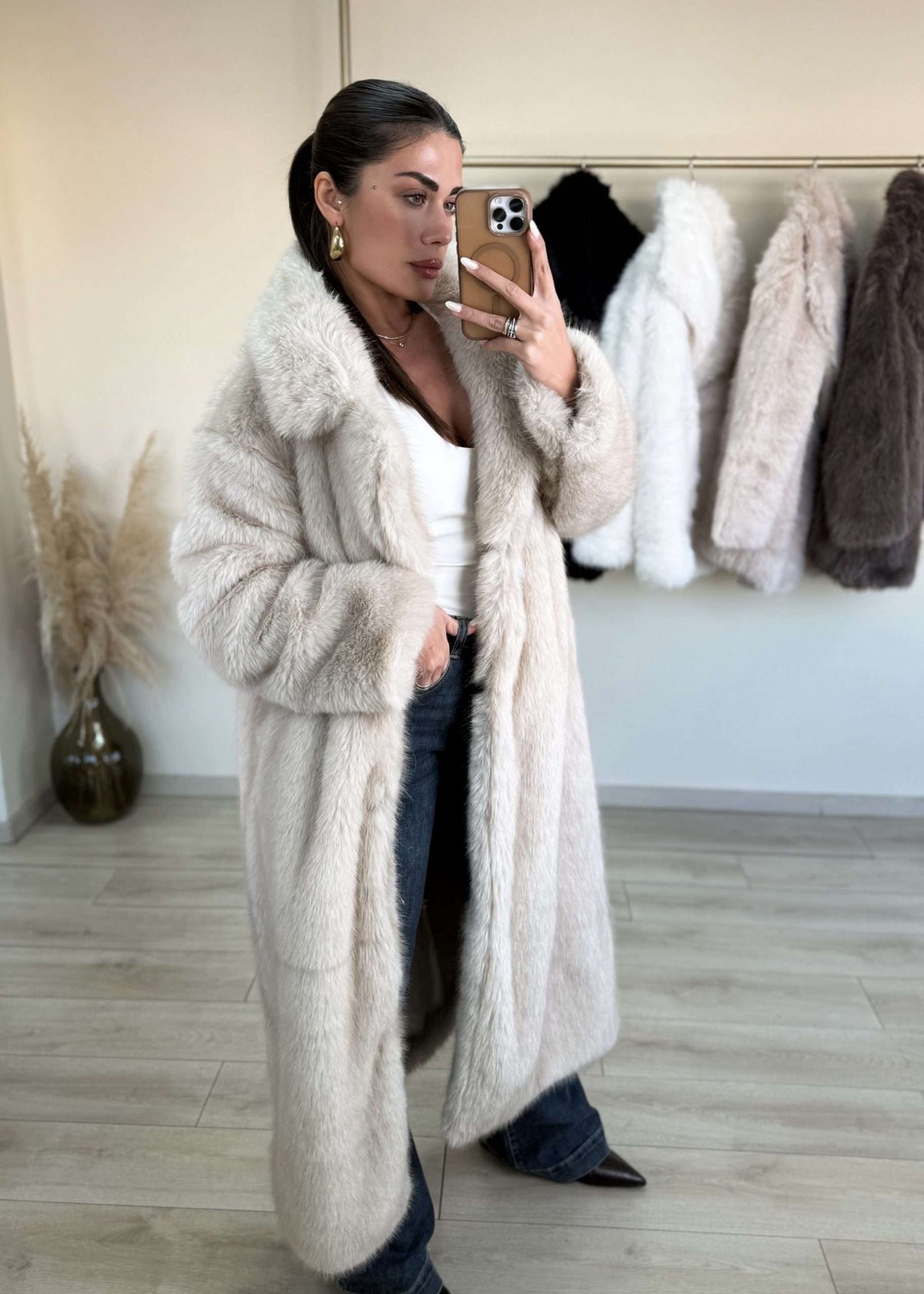 Polly Fur - Μπεζ-thumbmail-4