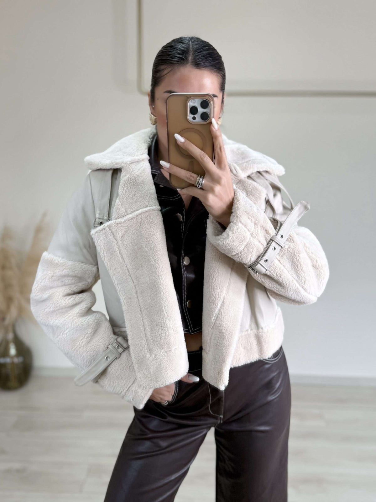 Anele Jacket - Εκρού-thumbmail-2