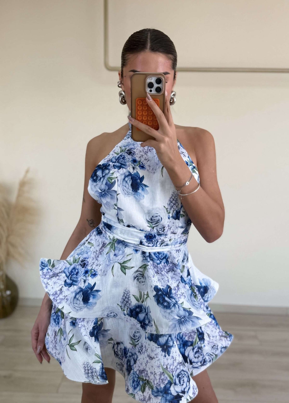 Arina Dress - Μπλε