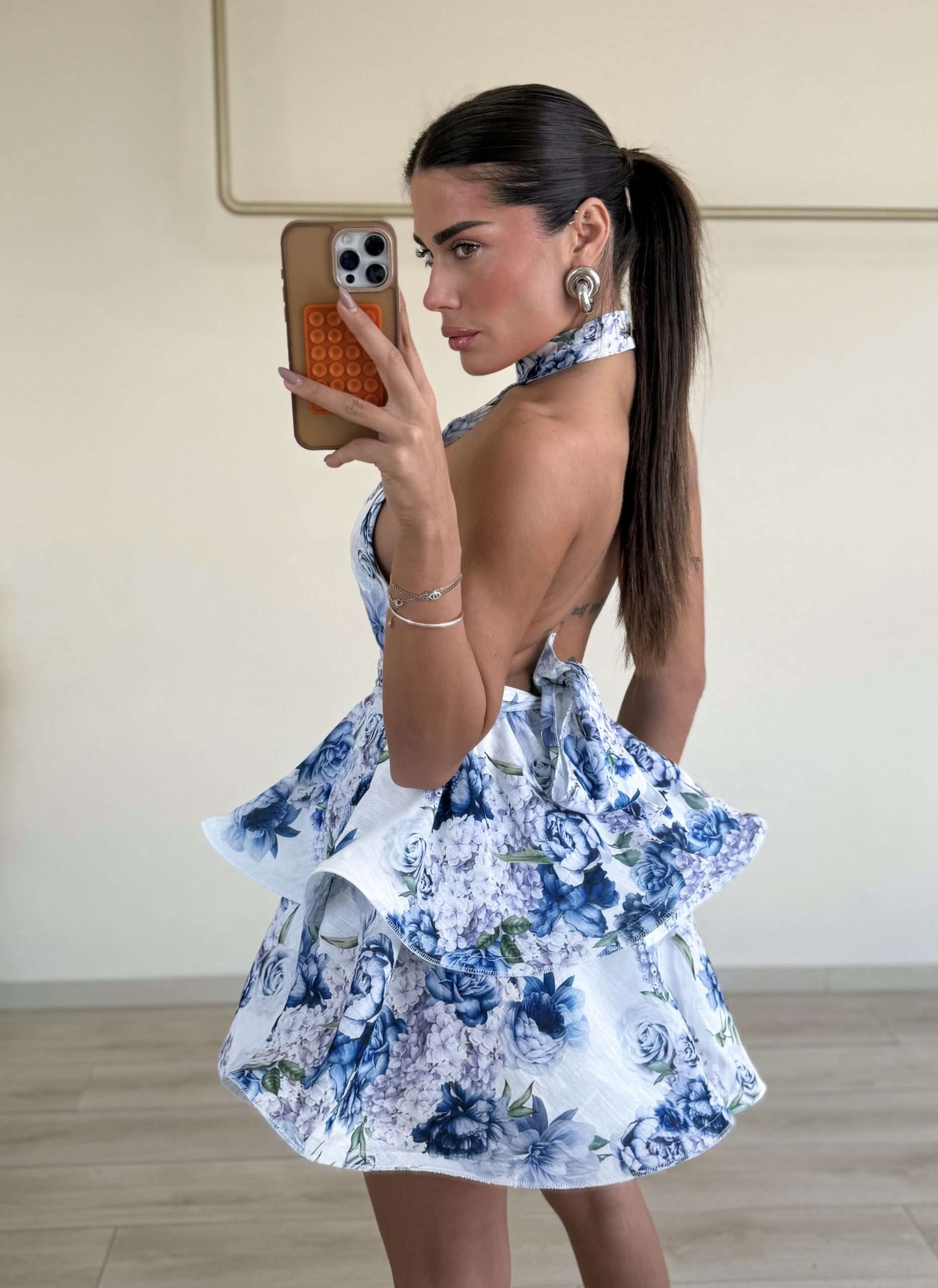 Arina Dress - Μπλε
