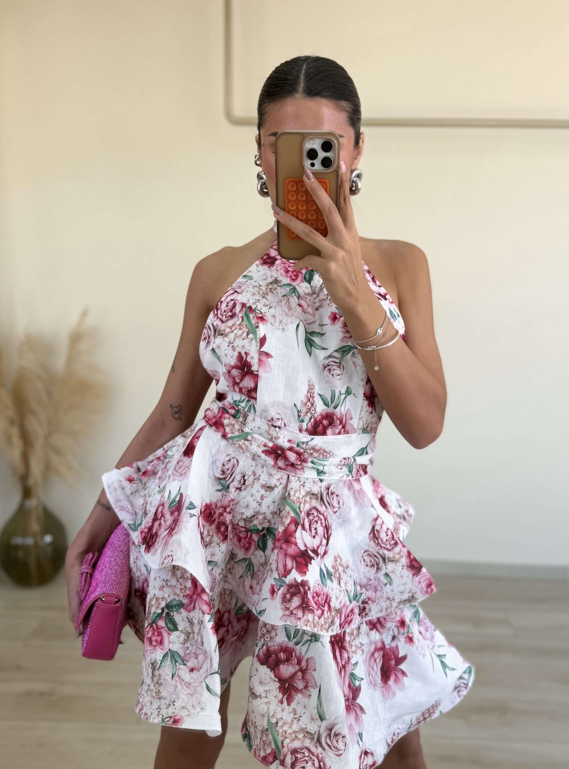 Arina Dress - Ροζ