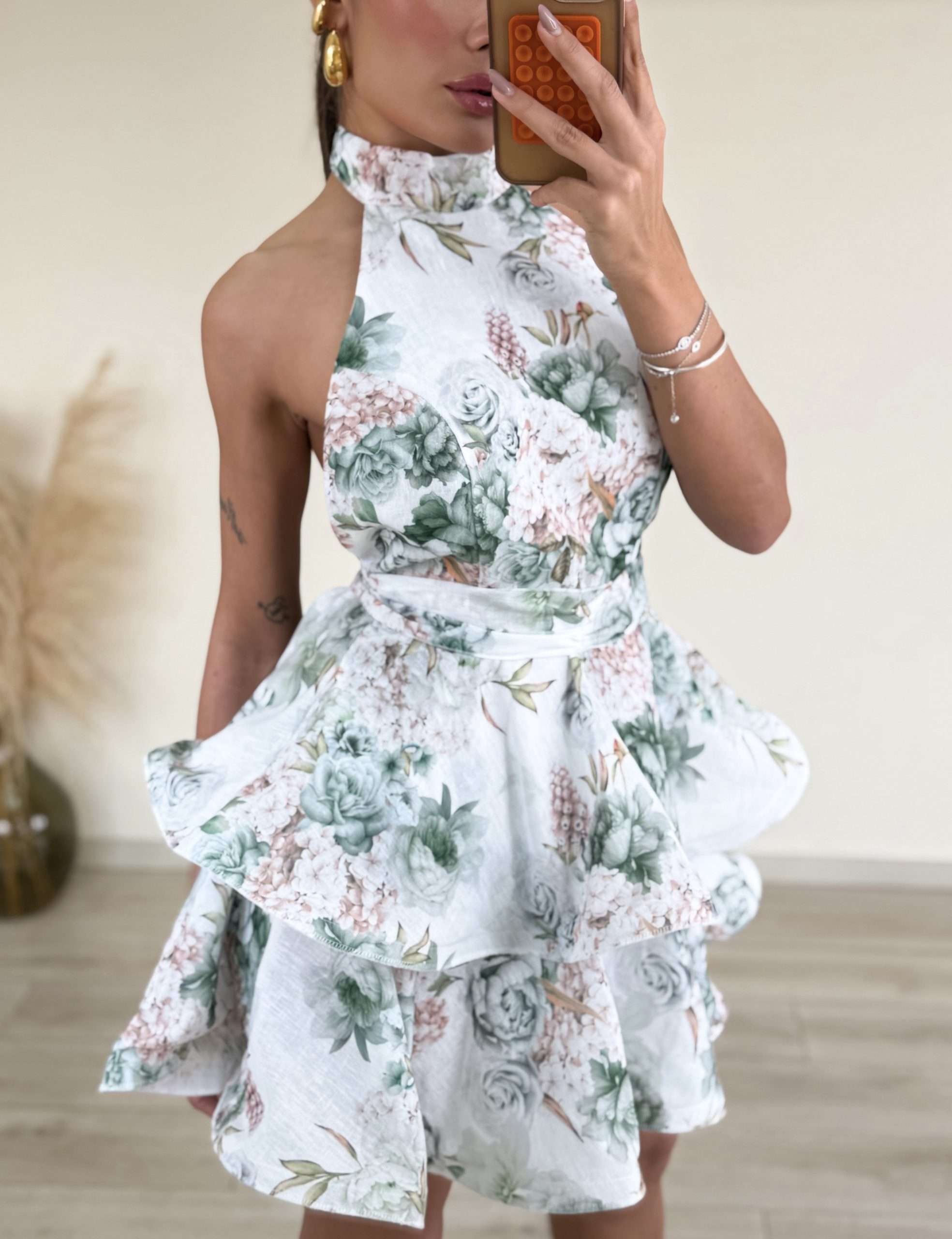 Arina Dress - Κυπαρισσί