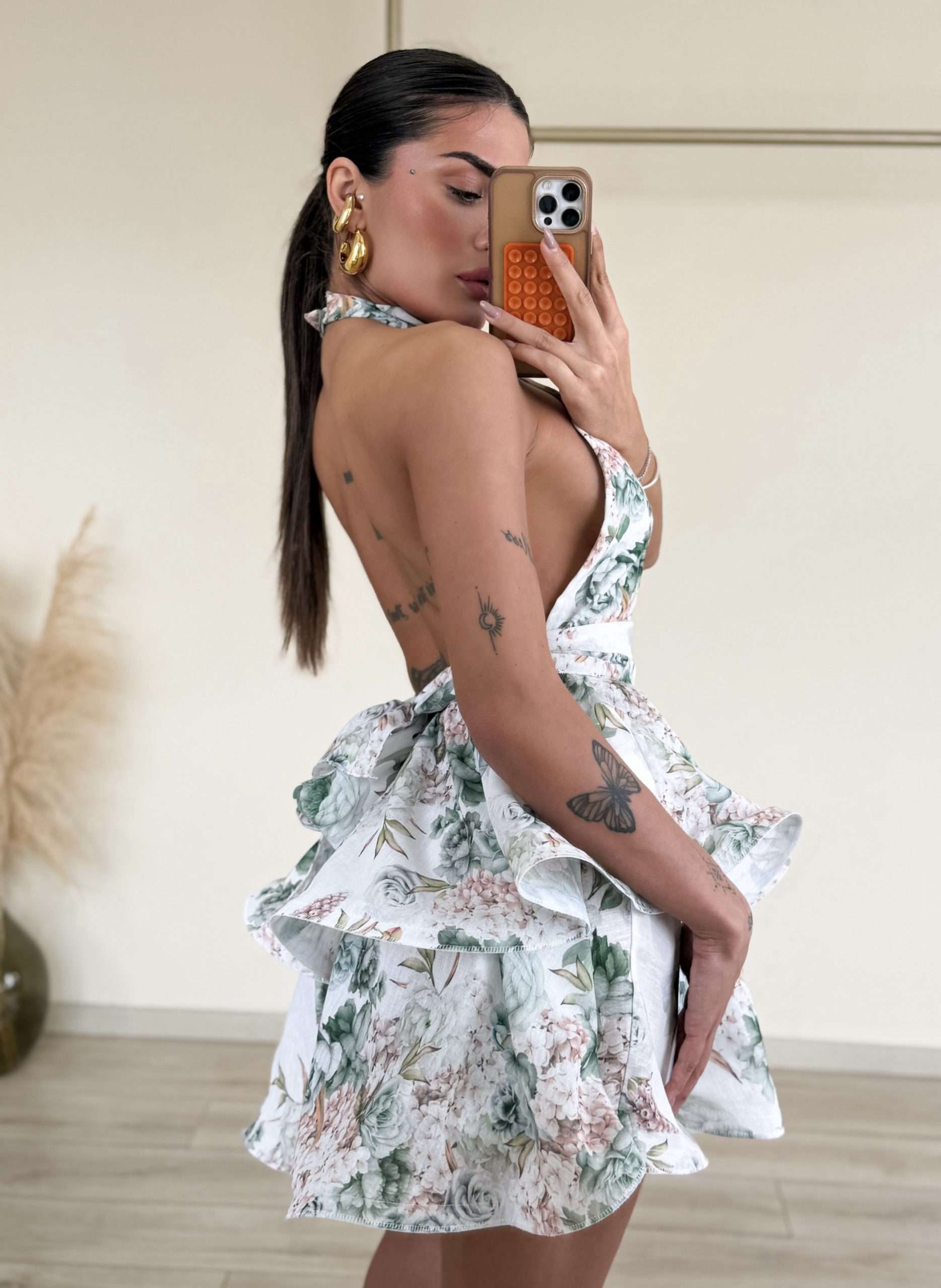 Arina Dress - Κυπαρισσί