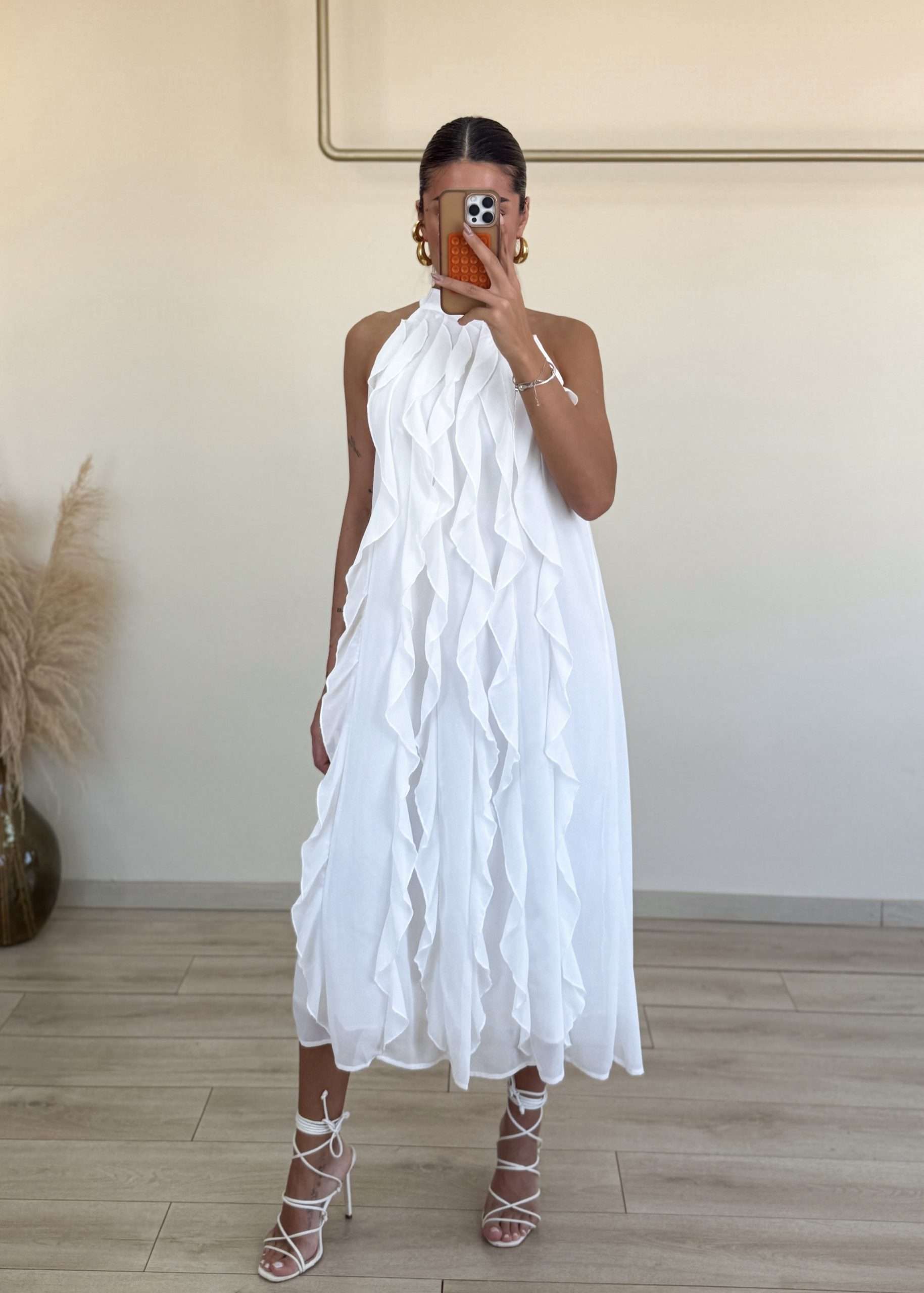 Morgana Dress - Λευκό