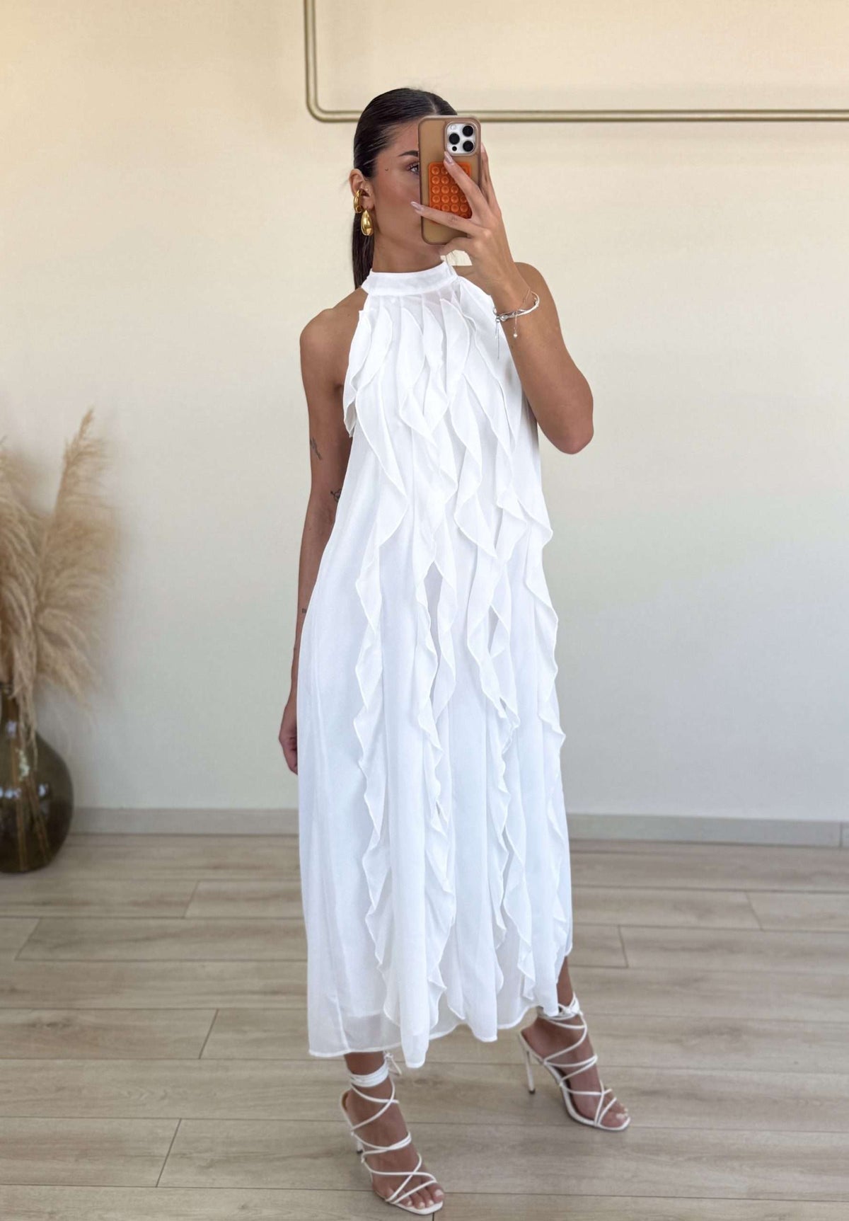 Morgana Dress - Λευκό