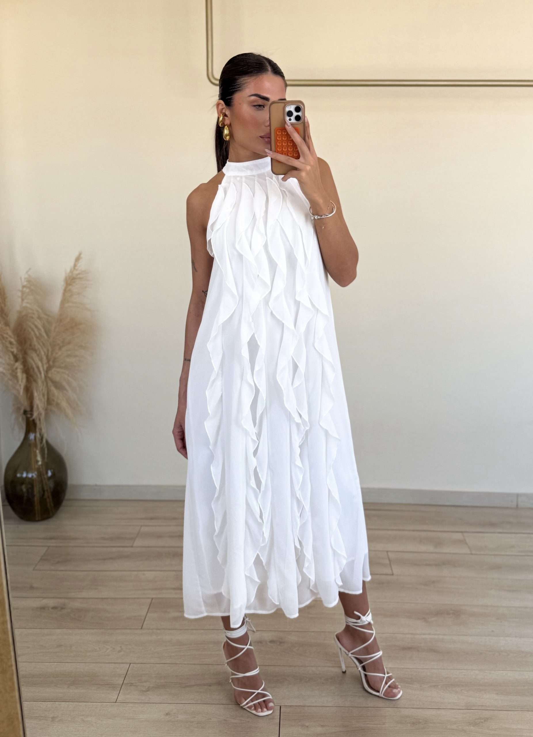 Morgana Dress - Λευκό