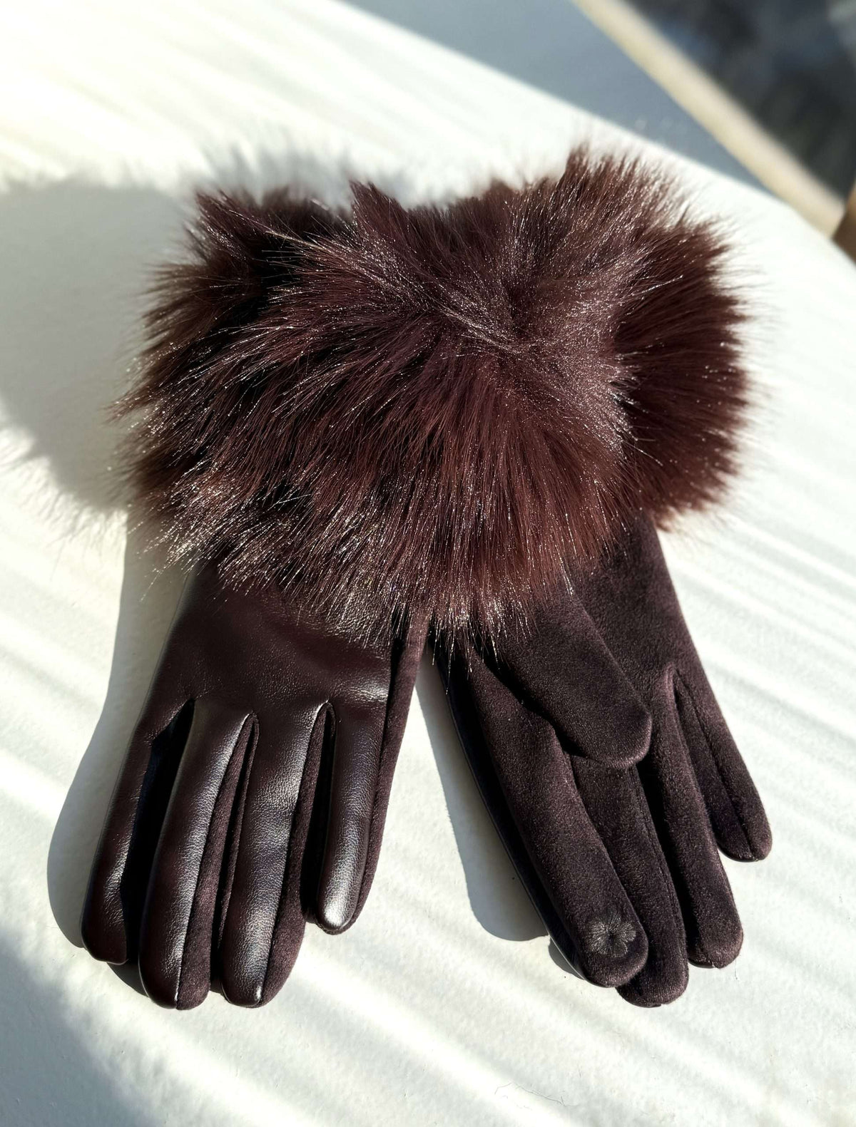 Cassy Gloves - Καφέ