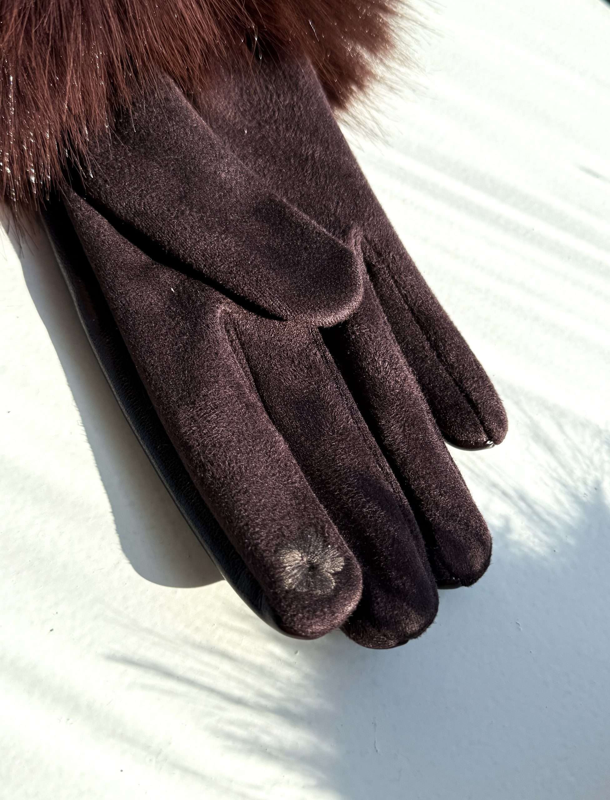 Cassy Gloves - Καφέ-thumbmail-2
