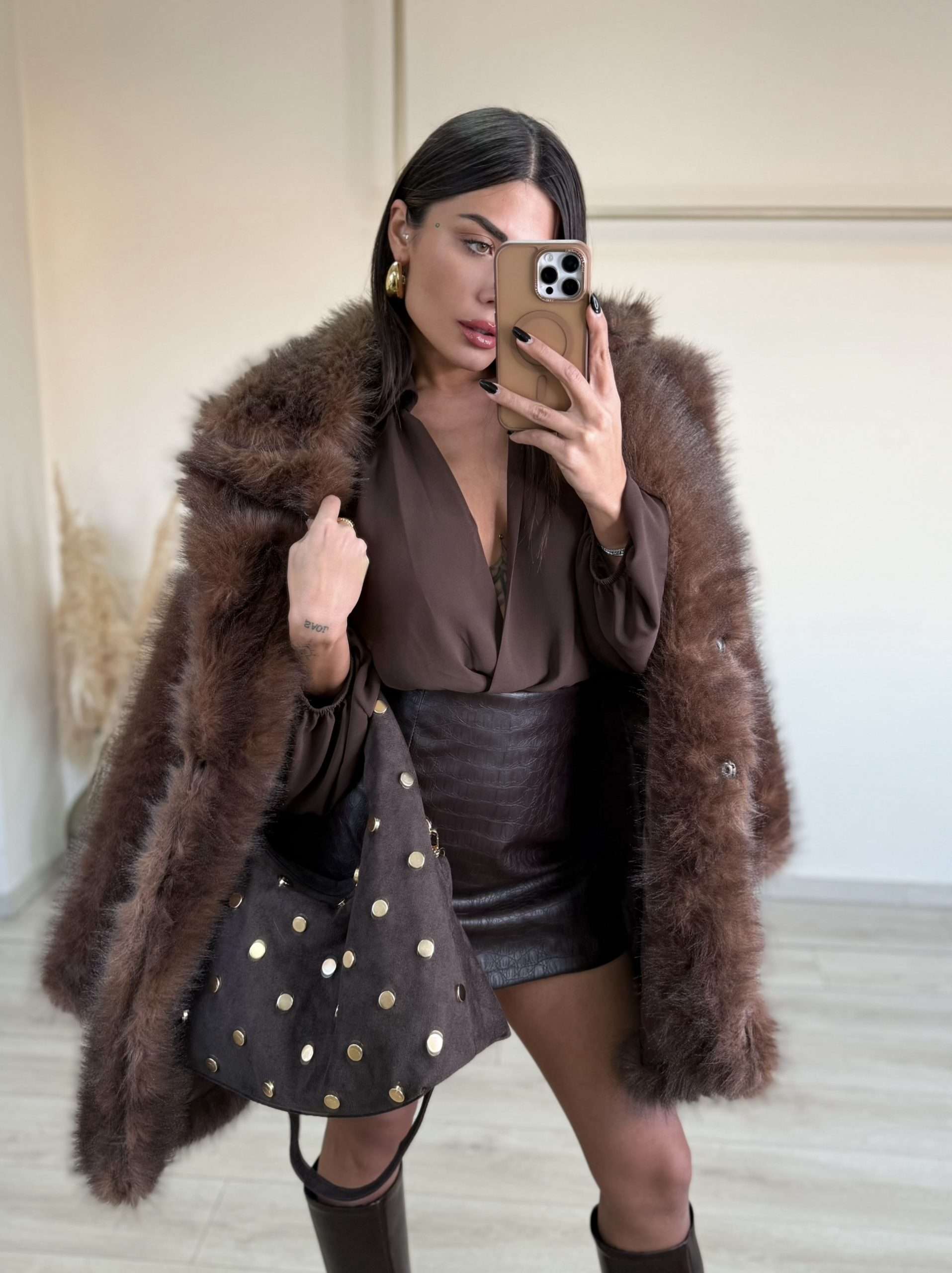 Kelly Skort - Καφέ-thumbmail-6