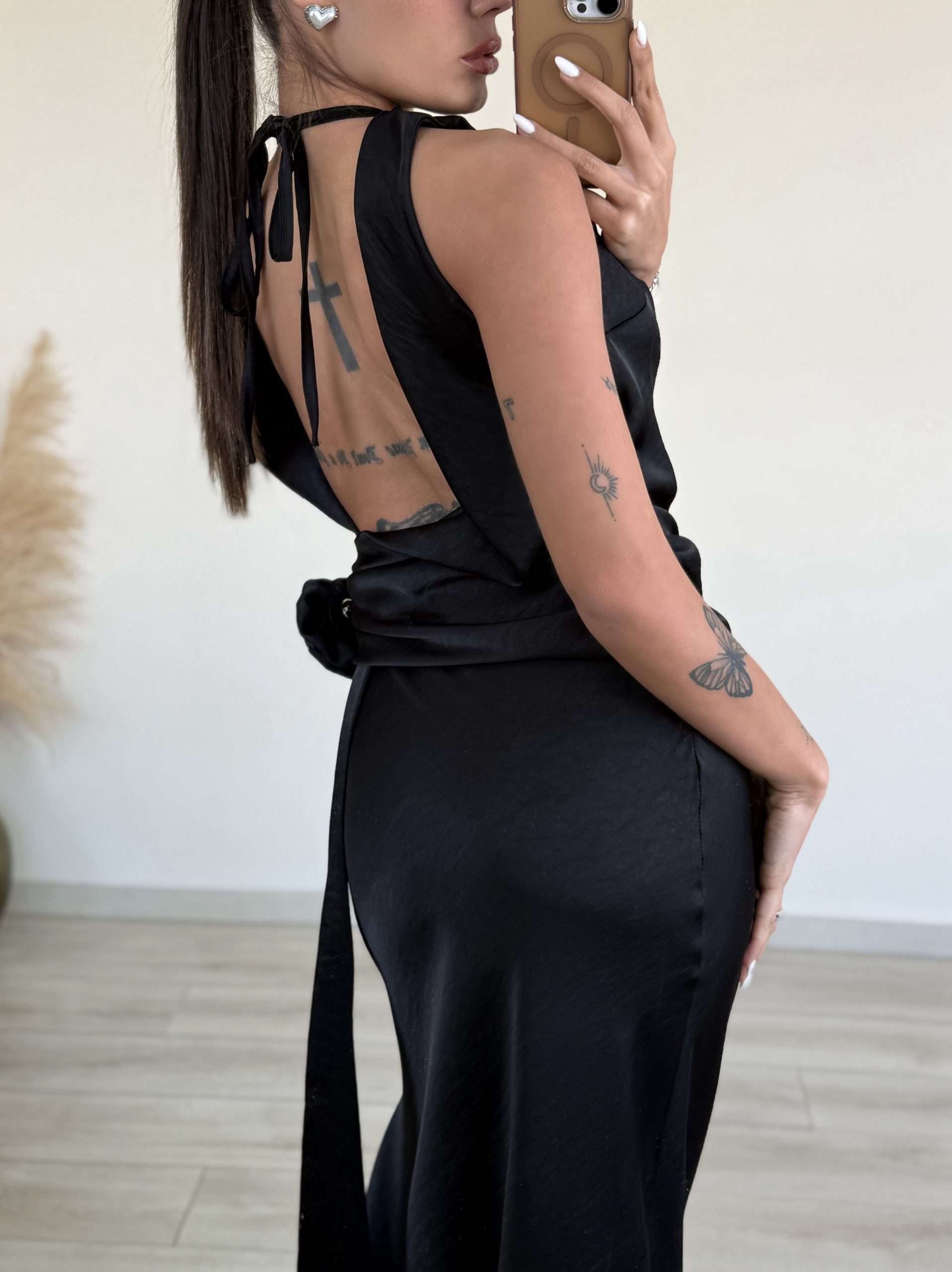 Ellia Dress - Μαύρο-thumbmail-3