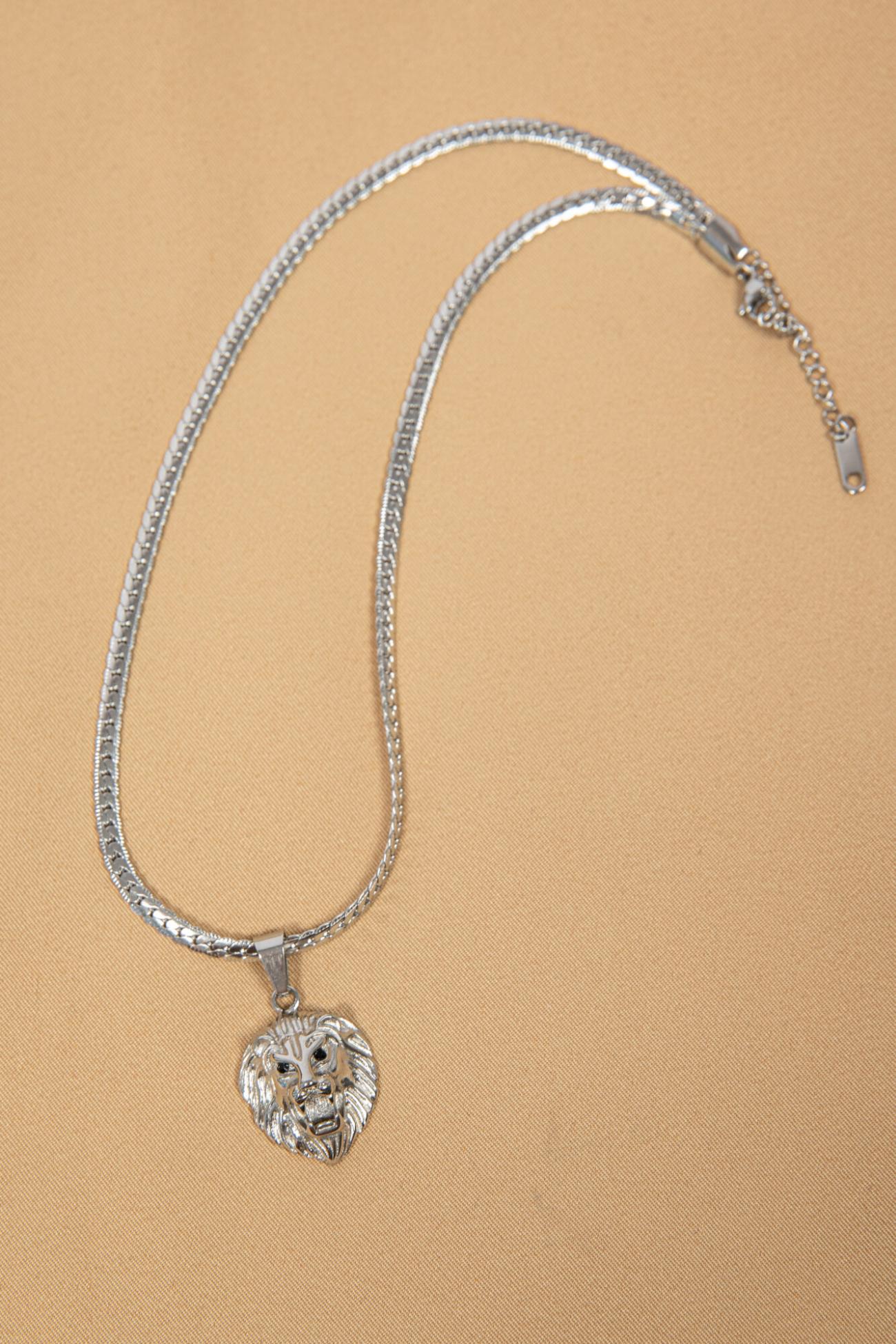 Leo Necklace - Silver-thumbmail-2